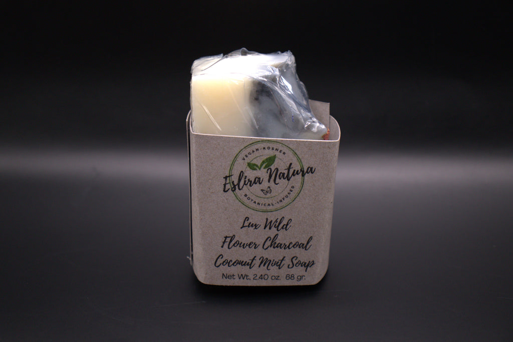 Eslira Natura Lux Wild Flower Charcoal Coconut Mint Soap