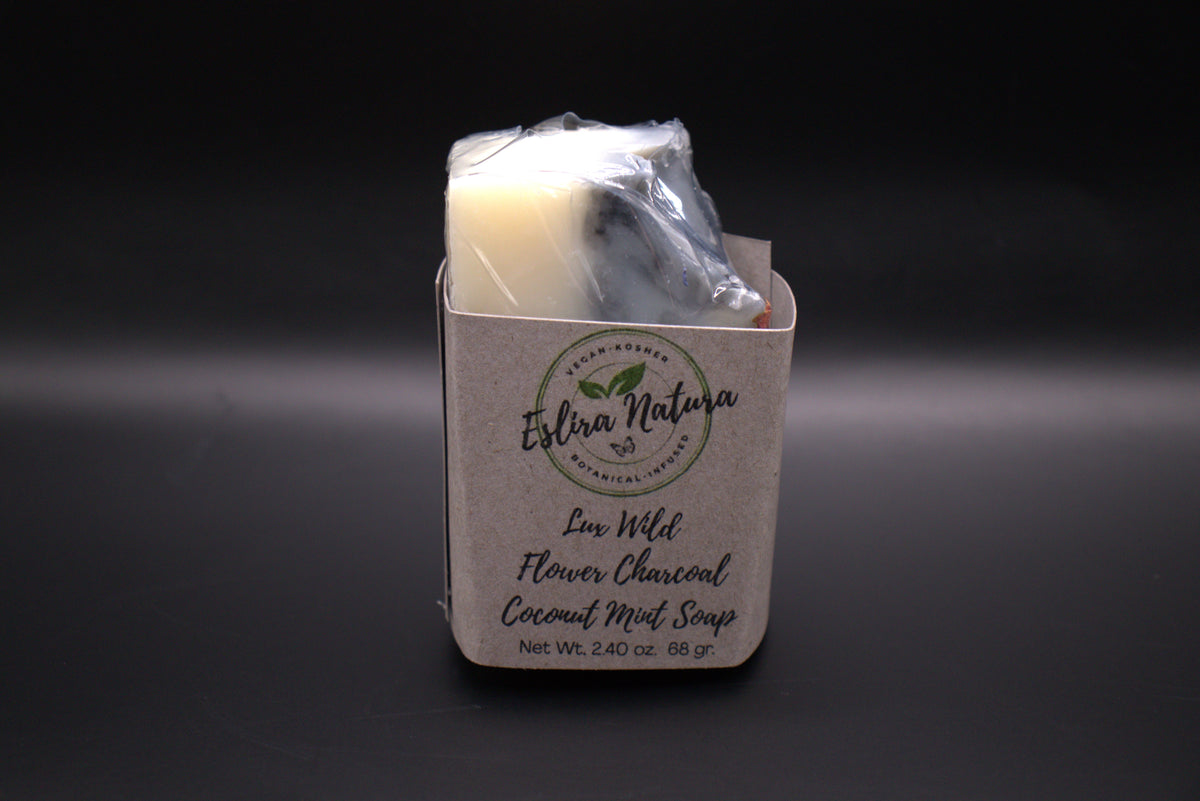 Eslira Natura Lux Wild Flower Charcoal Coconut Mint Soap
