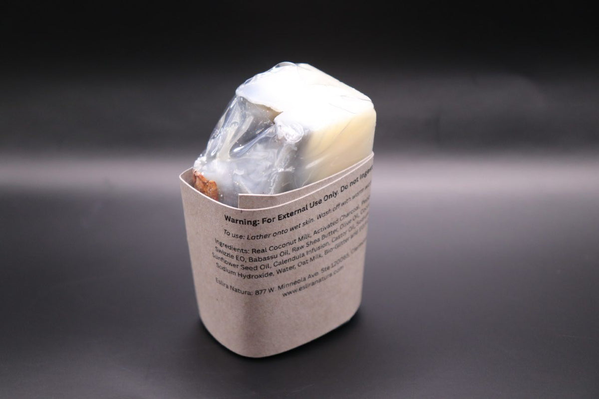 Eslira Natura Lux Wild Flower Charcoal Coconut Mint Soap