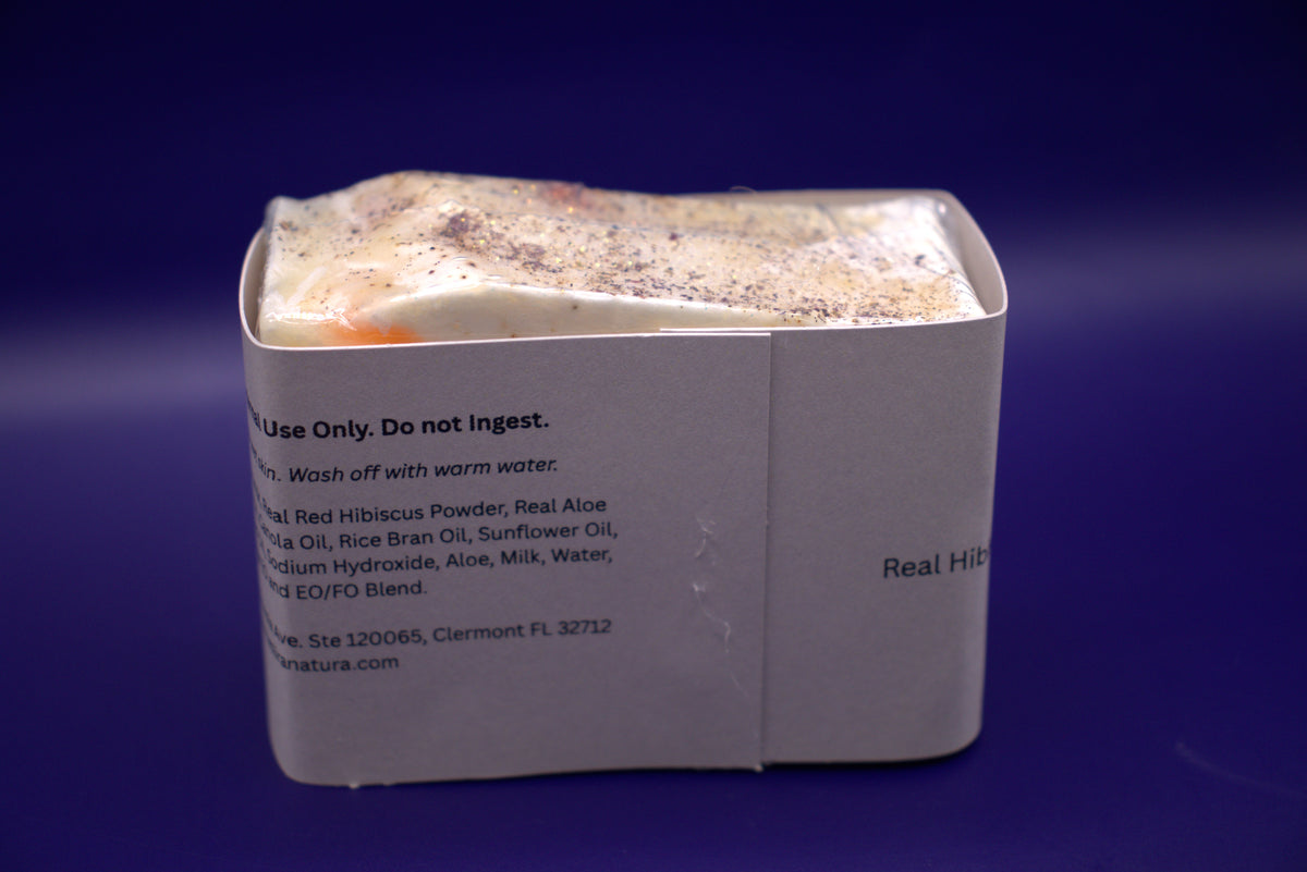 Eslira Natura Lux Orange Hibiscus Aloe Camel Soap