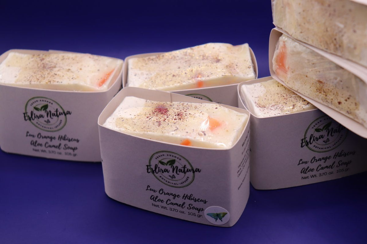 Eslira Natura Lux Orange Hibiscus Aloe Camel Soap