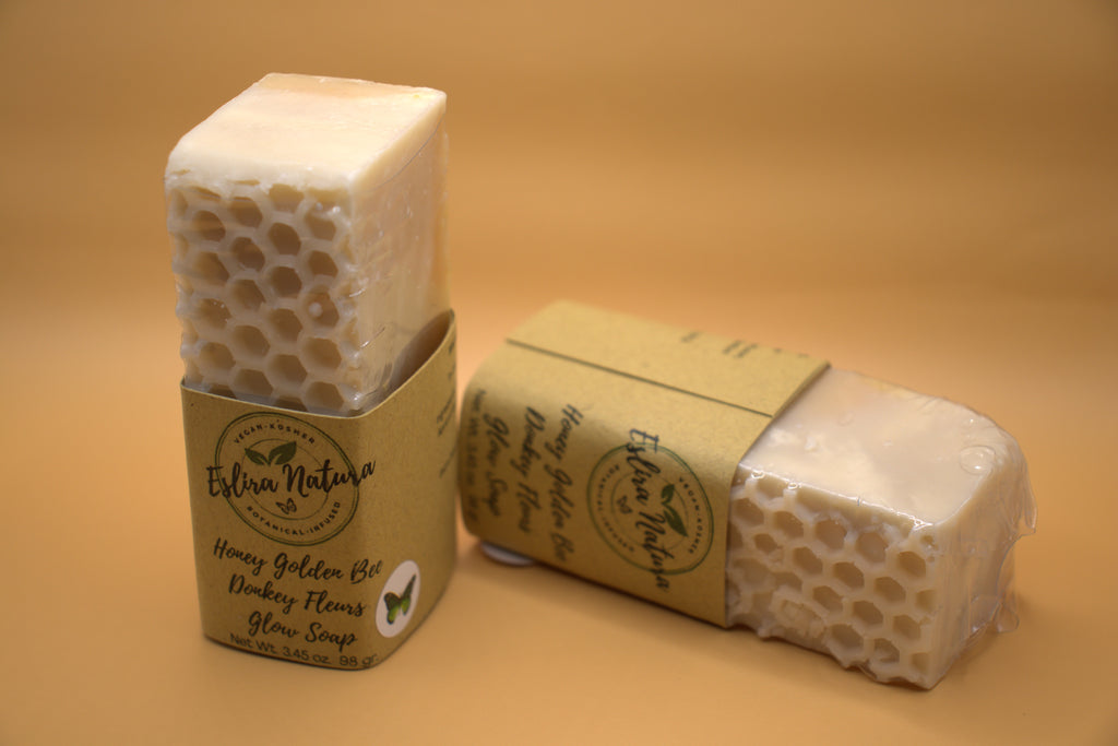 Eslira Natura Autumn Honey Cozy Donkey Salt Glow Soap