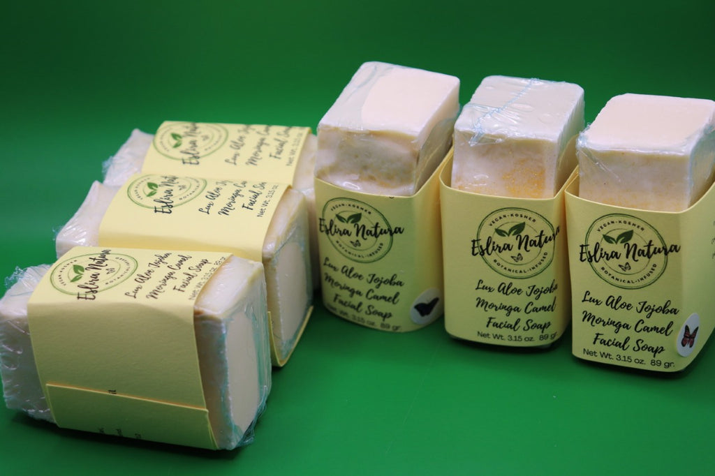 Eslira Natura Lux Aloe Jojoba Moringa Camel Facial Soap