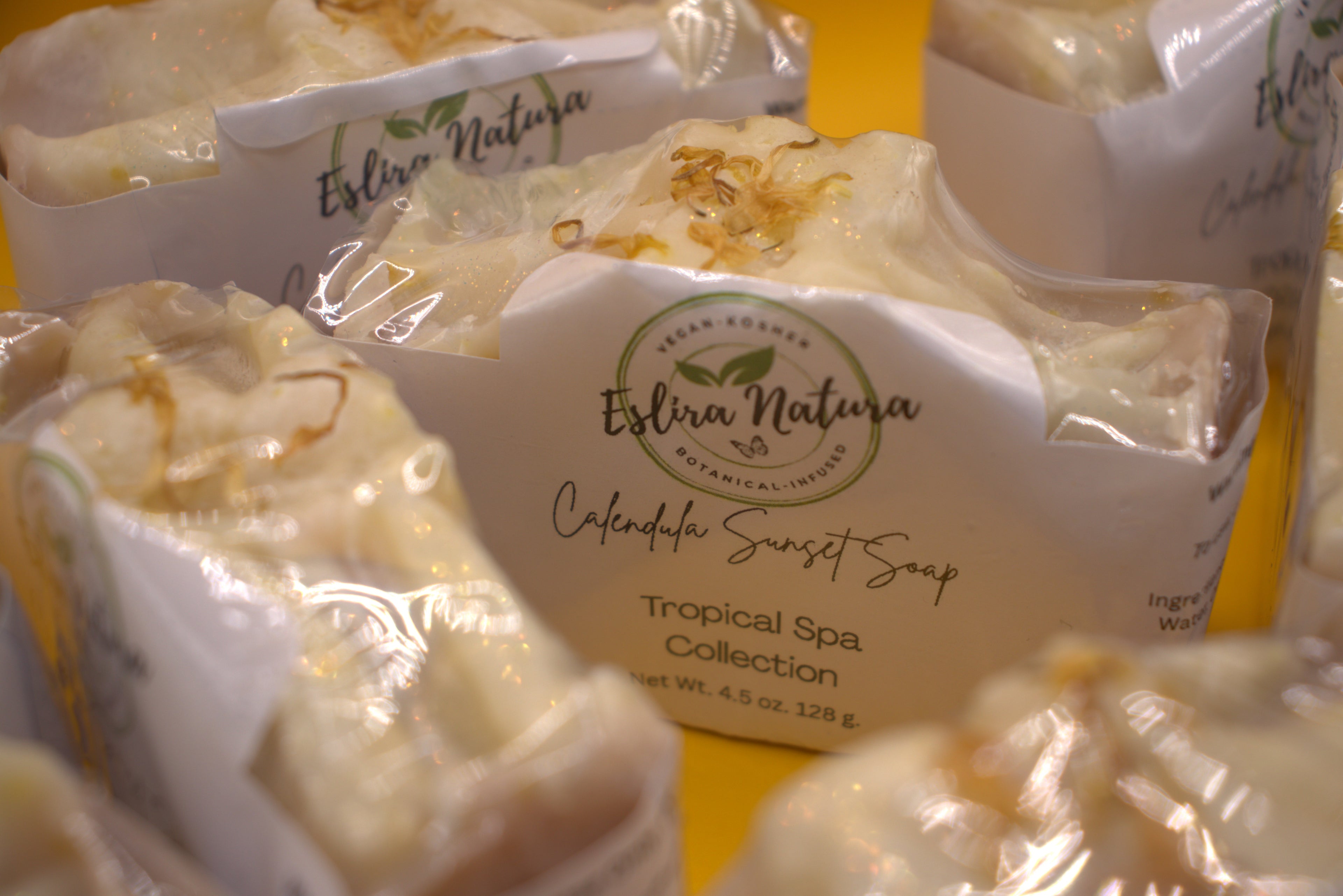 Eslira Natura Calendula Sunset Cold Processed Soap