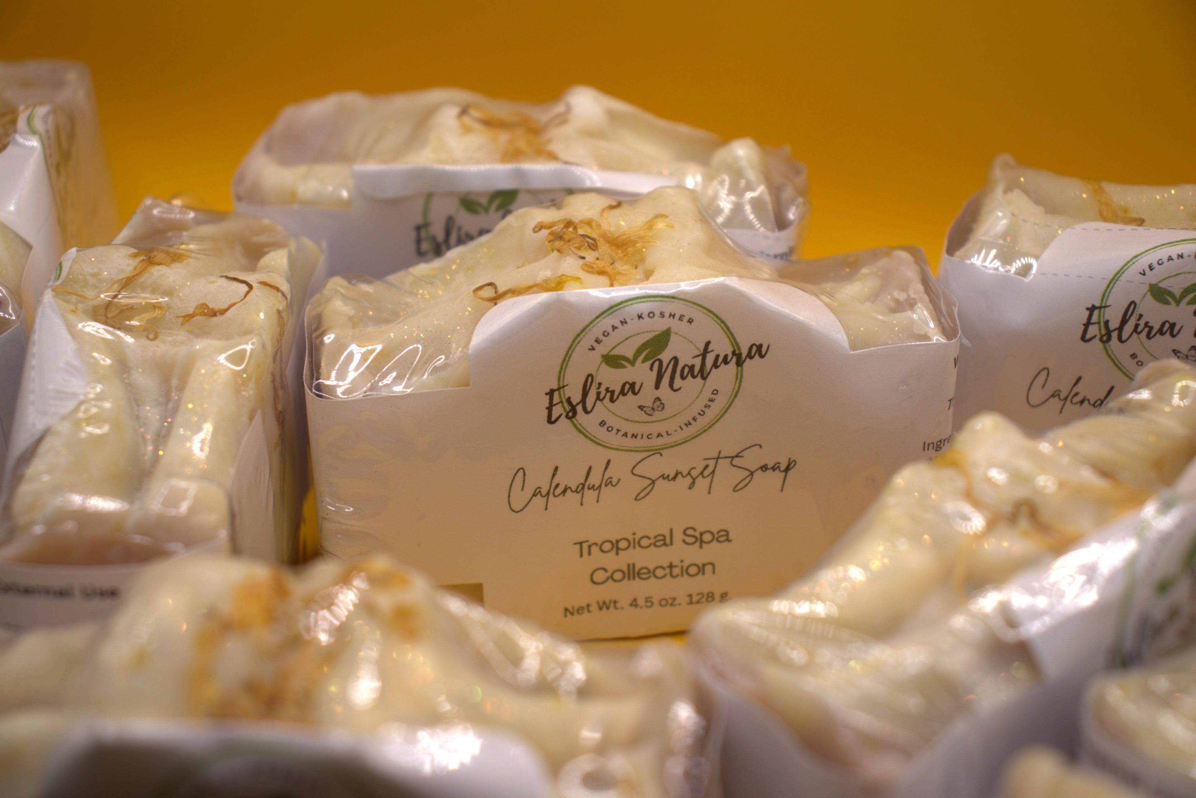 Eslira Natura Calendula Sunset Cold Processed Soap