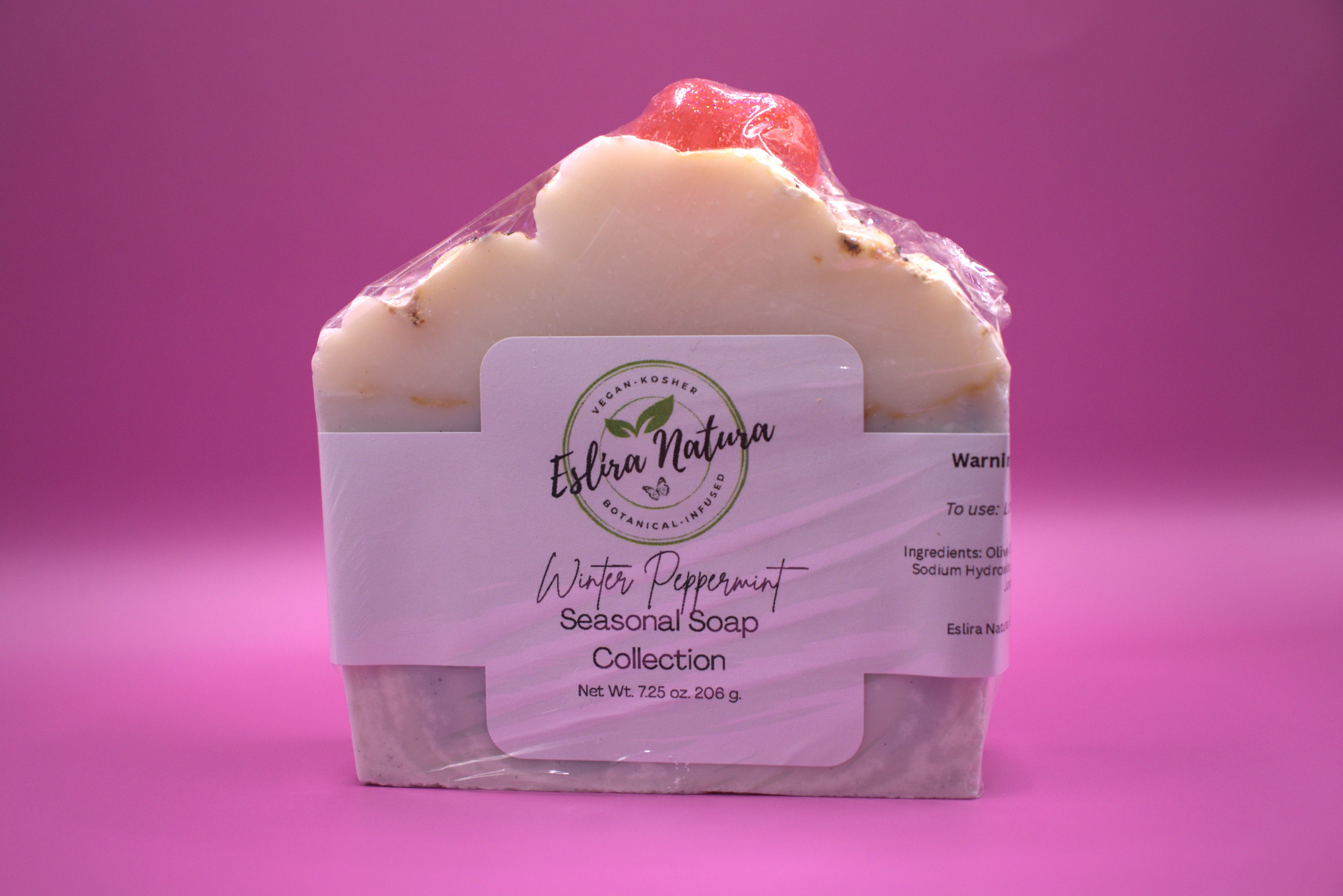 Eslira Natura Winter Peppermint Cold Processed Soap