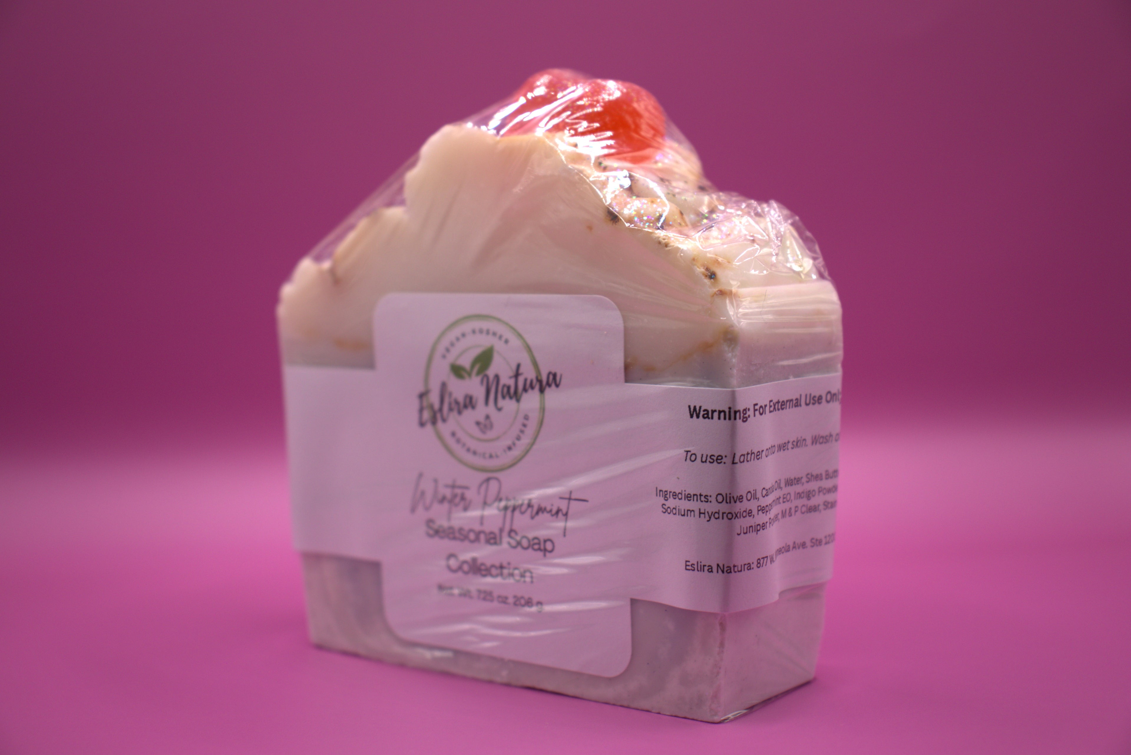 Eslira Natura Winter Peppermint Cold Processed Soap