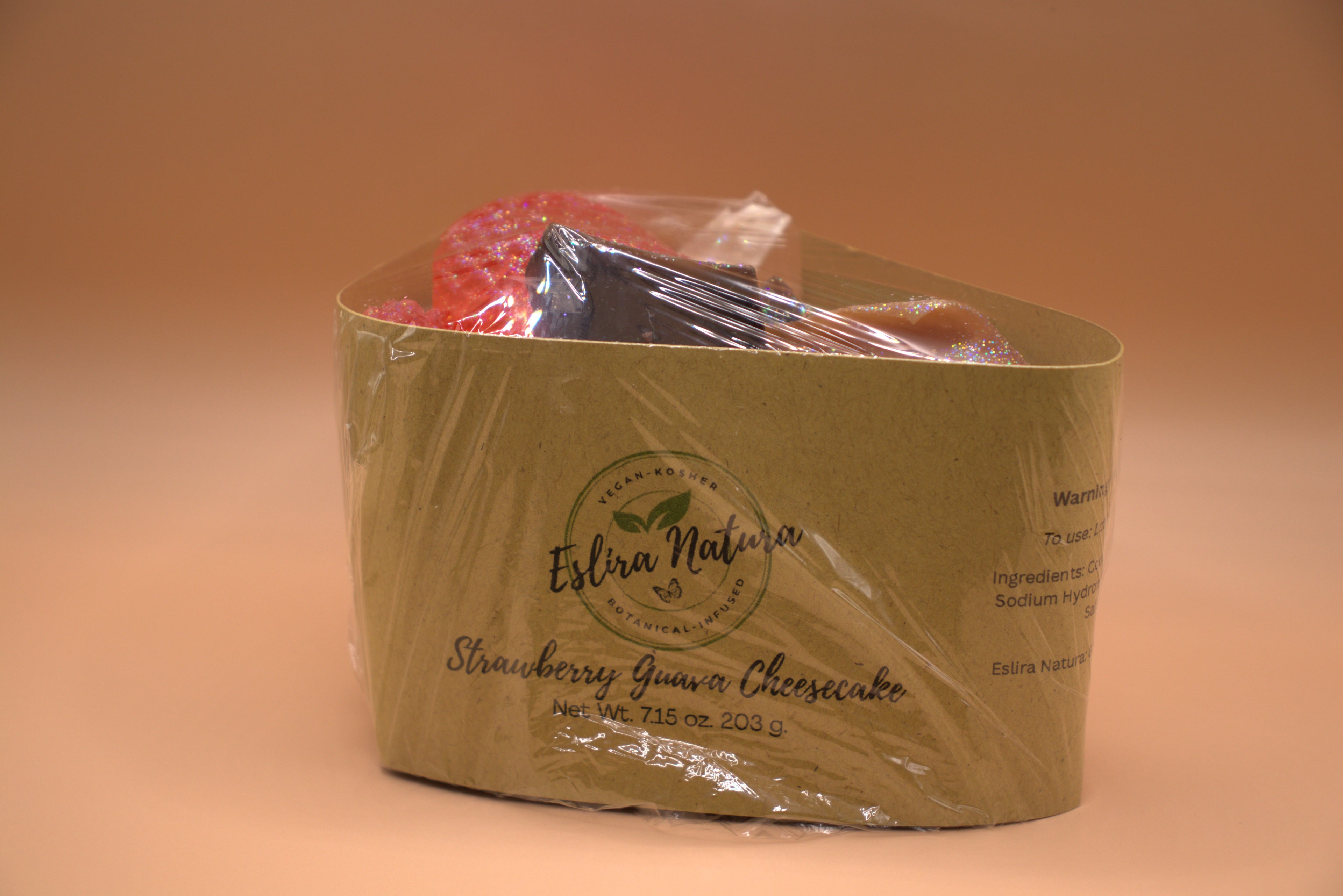 Eslira Natura Strawberry Guava Cheesecake Cold Processed Soap