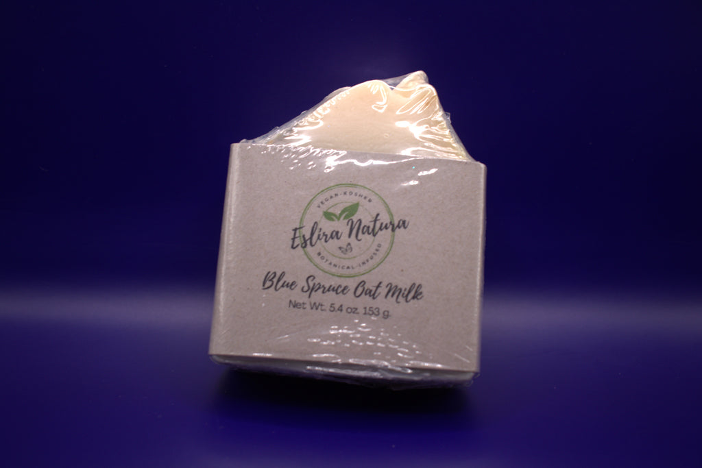 Eslira Natura Blue Spruce Oat Milk Cold Processed Soap