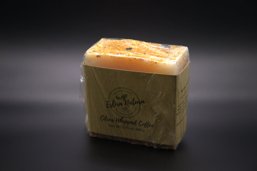 Eslira Natura Citrus Whipped Coffee Cold Processed Soap