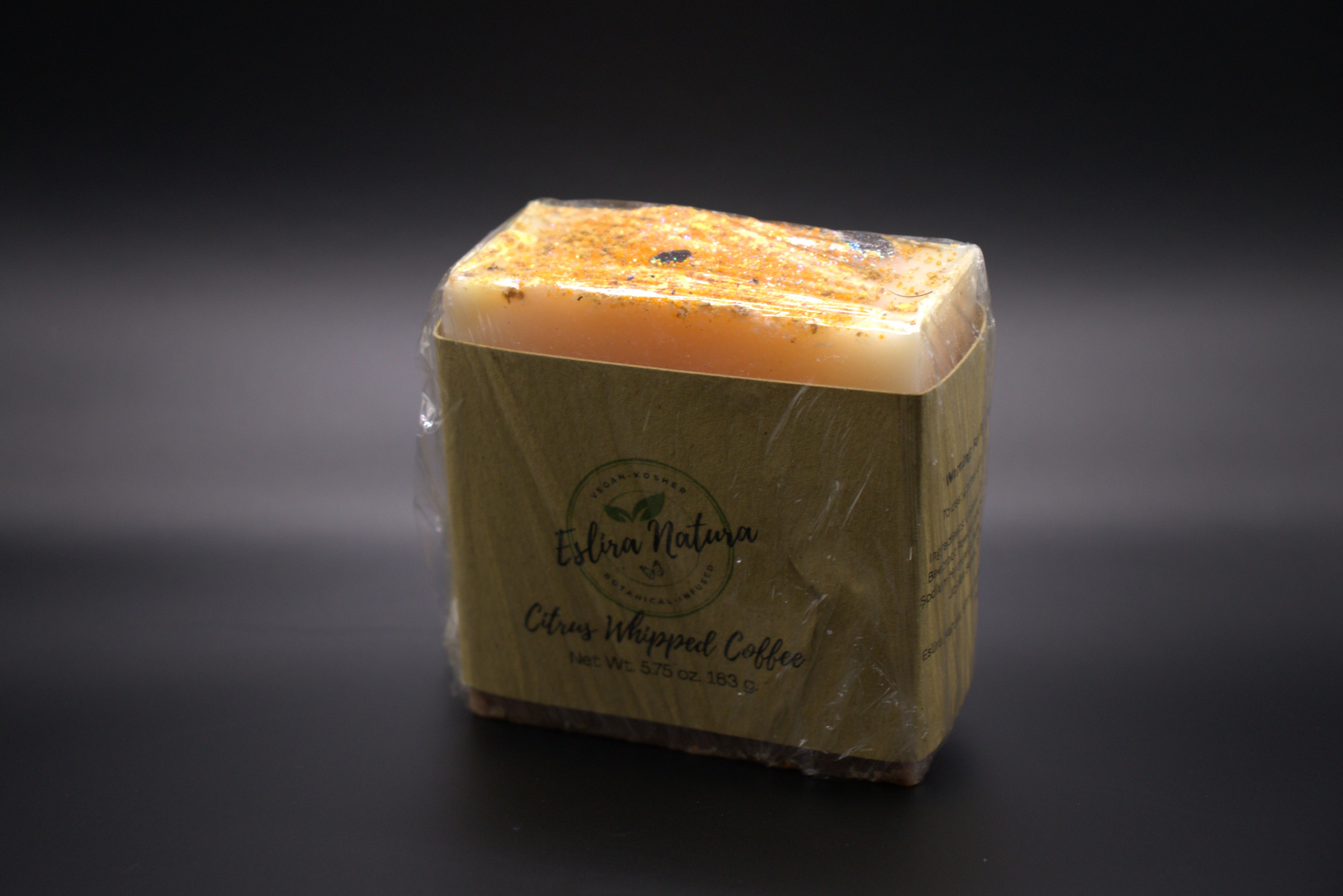 Eslira Natura Citrus Whipped Coffee Cold Processed Soap