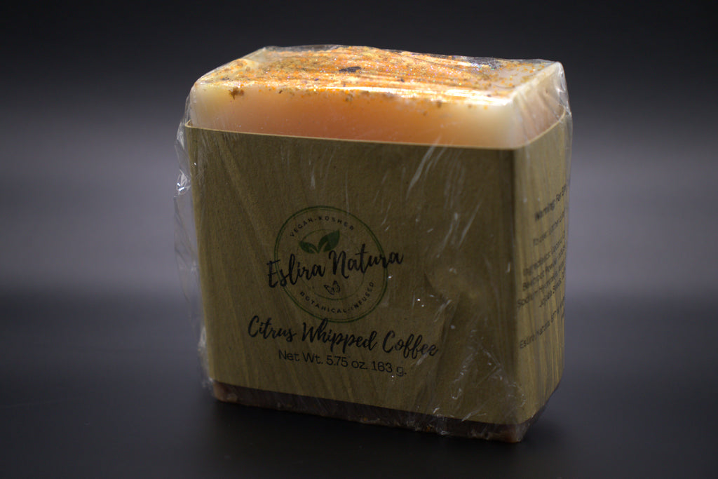 Eslira Natura Citrus Whipped Coffee Cold Processed Soap