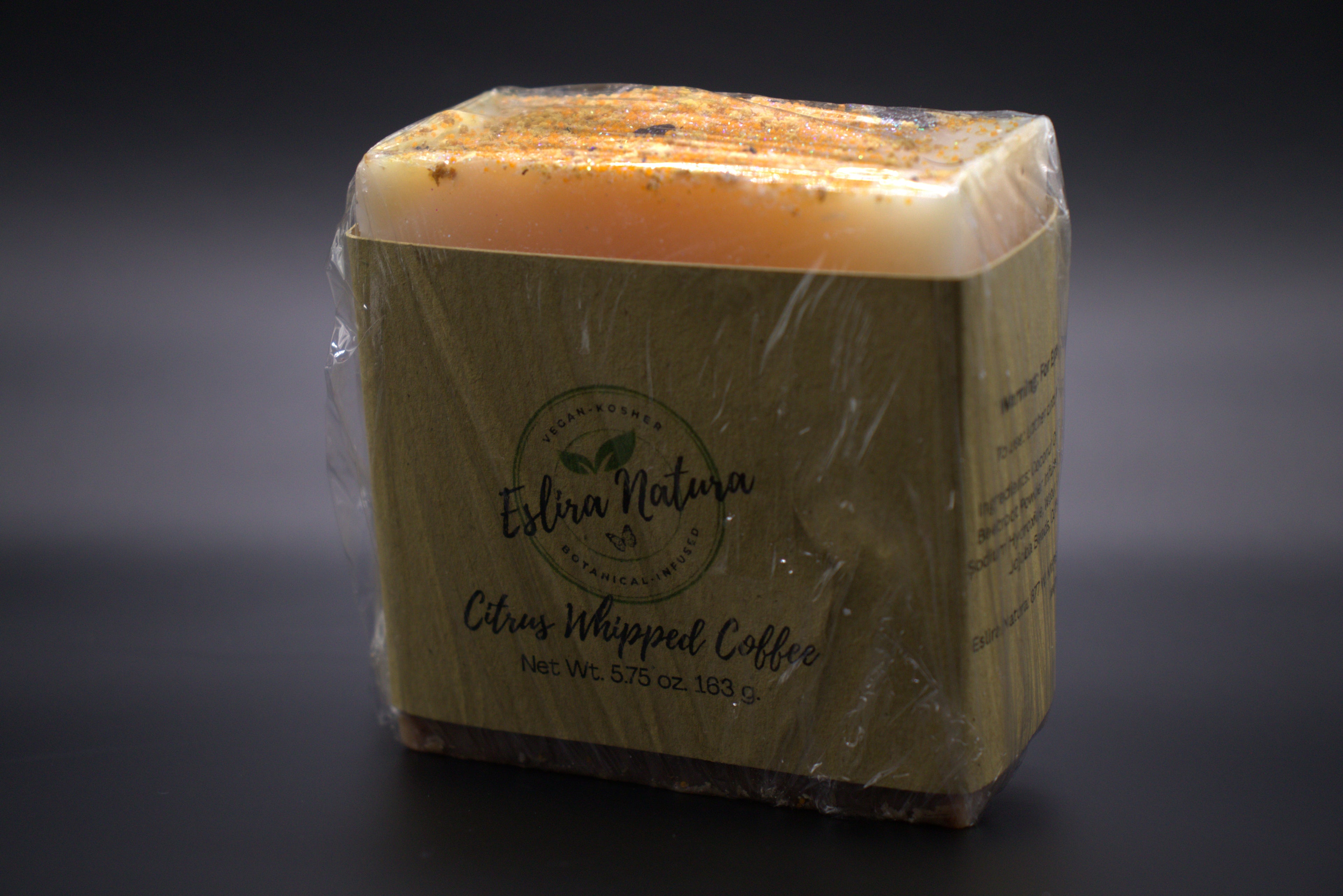 Eslira Natura Citrus Whipped Coffee Cold Processed Soap