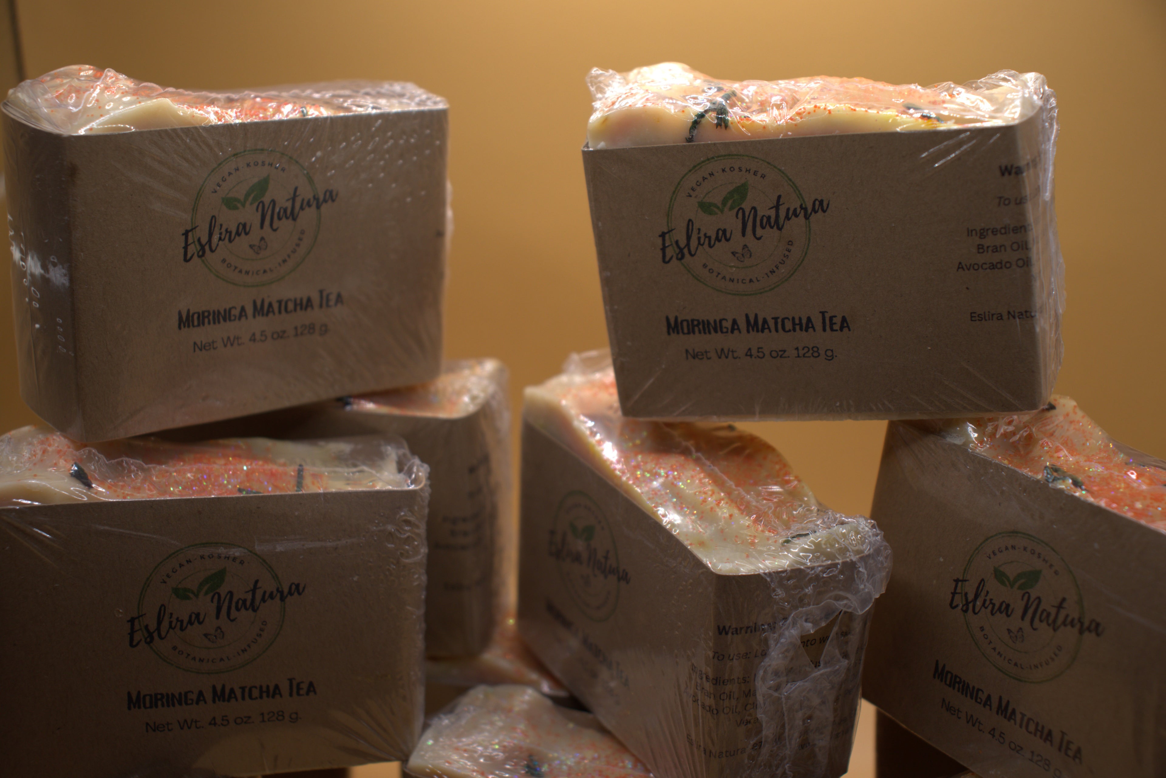 Eslira Natura Moringa Matcha Tea Cold Processed Soap