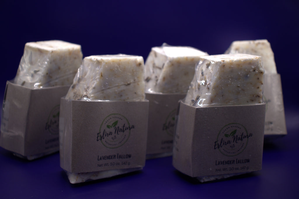 Eslira Natura Lavender Tallow Cold Processed Soap