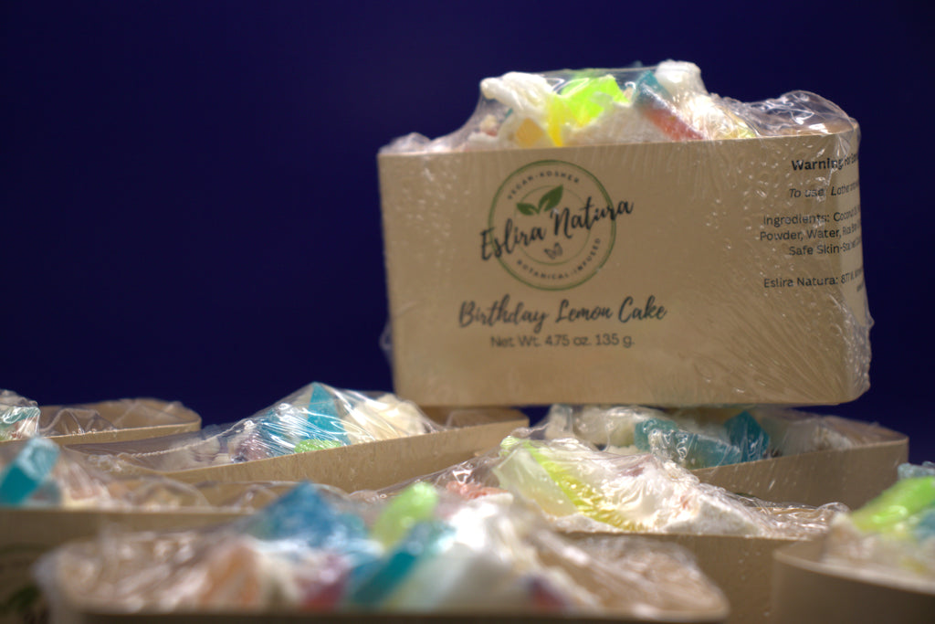 Eslira Natura Birthday Lemon Cake Soap