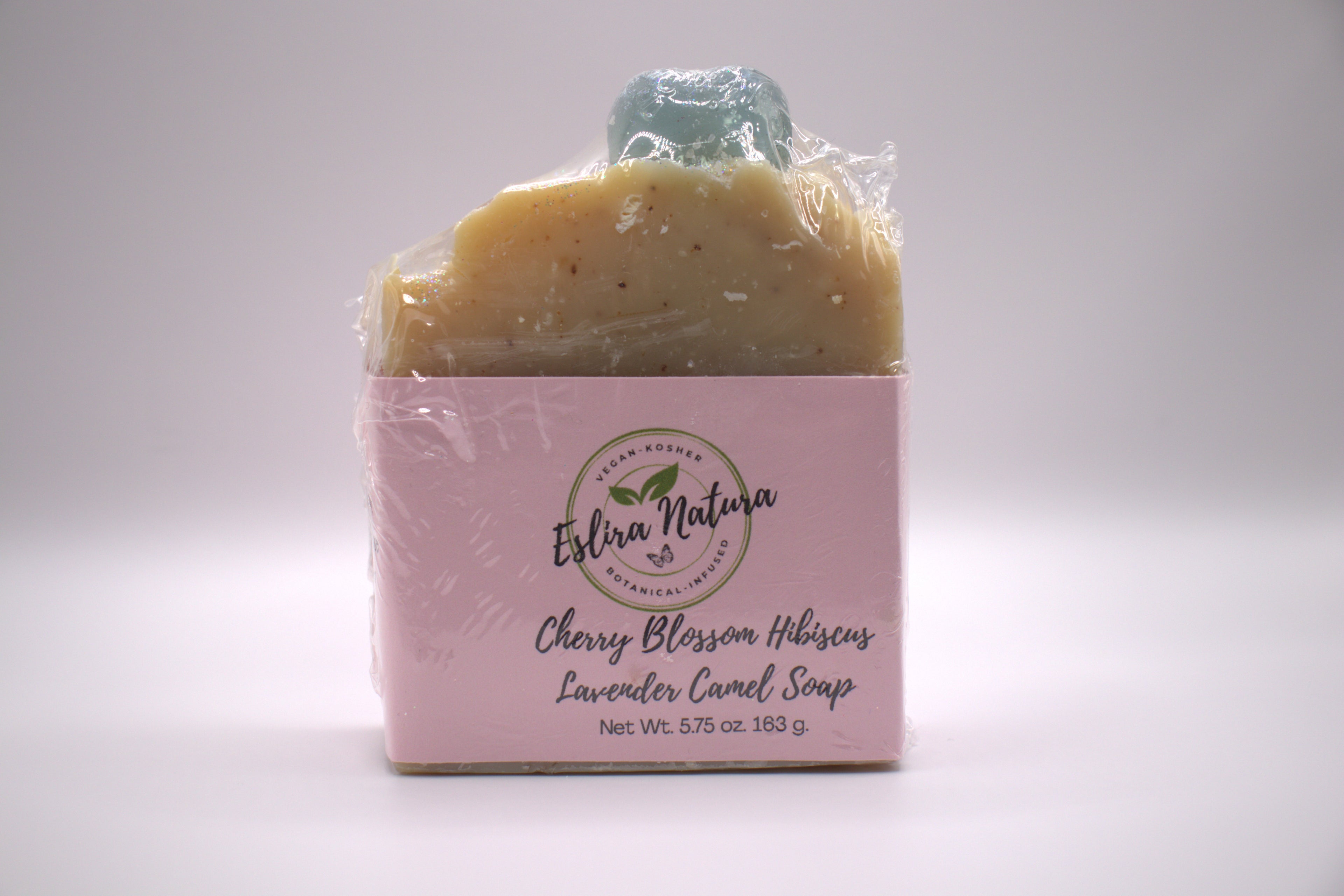 Cherry Blossom Hibiscus Lavender Camel Soap 5.75 oz.