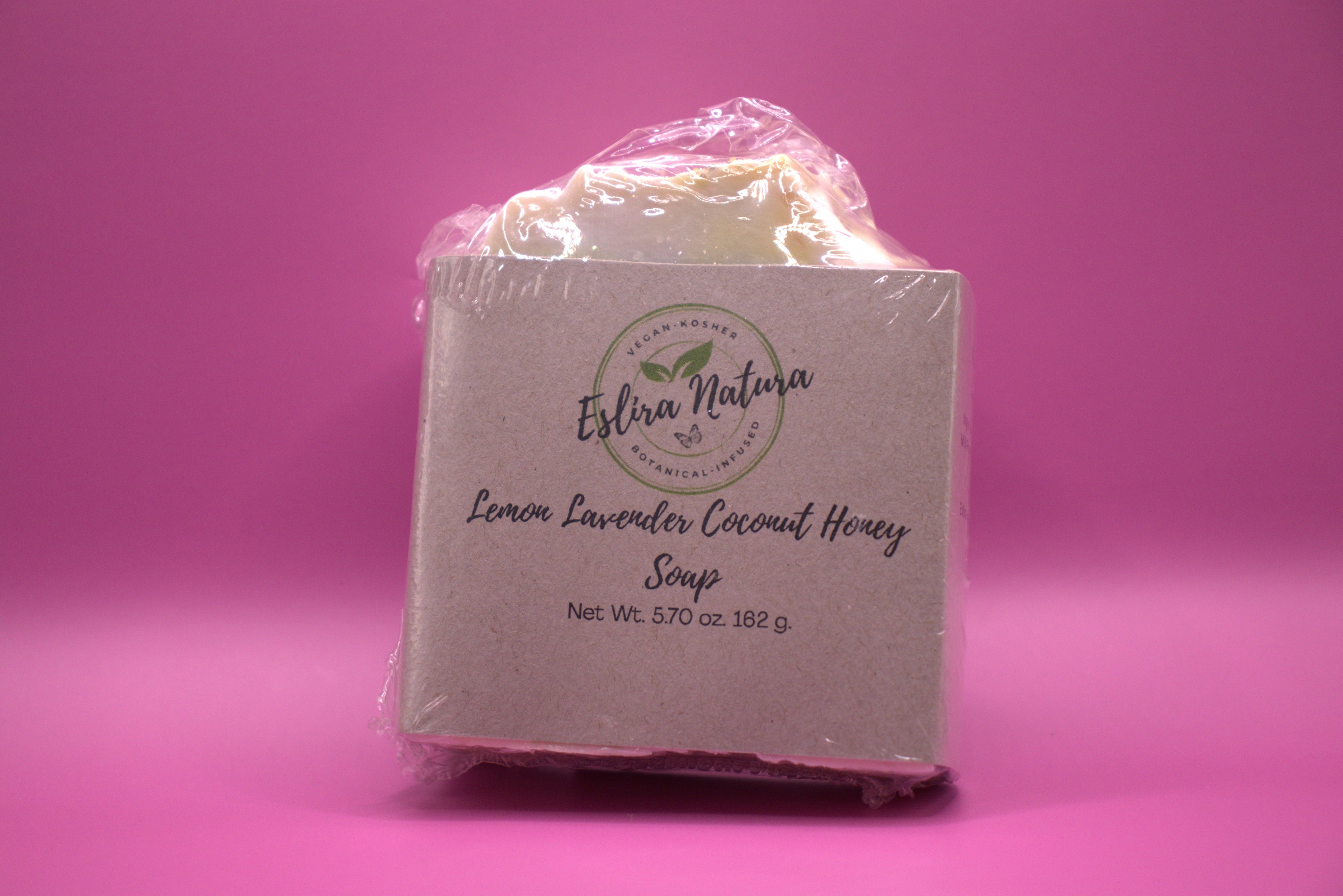 Eslira Natura Lemon Lavender Coconut Honey Soap 5.70 oz.
