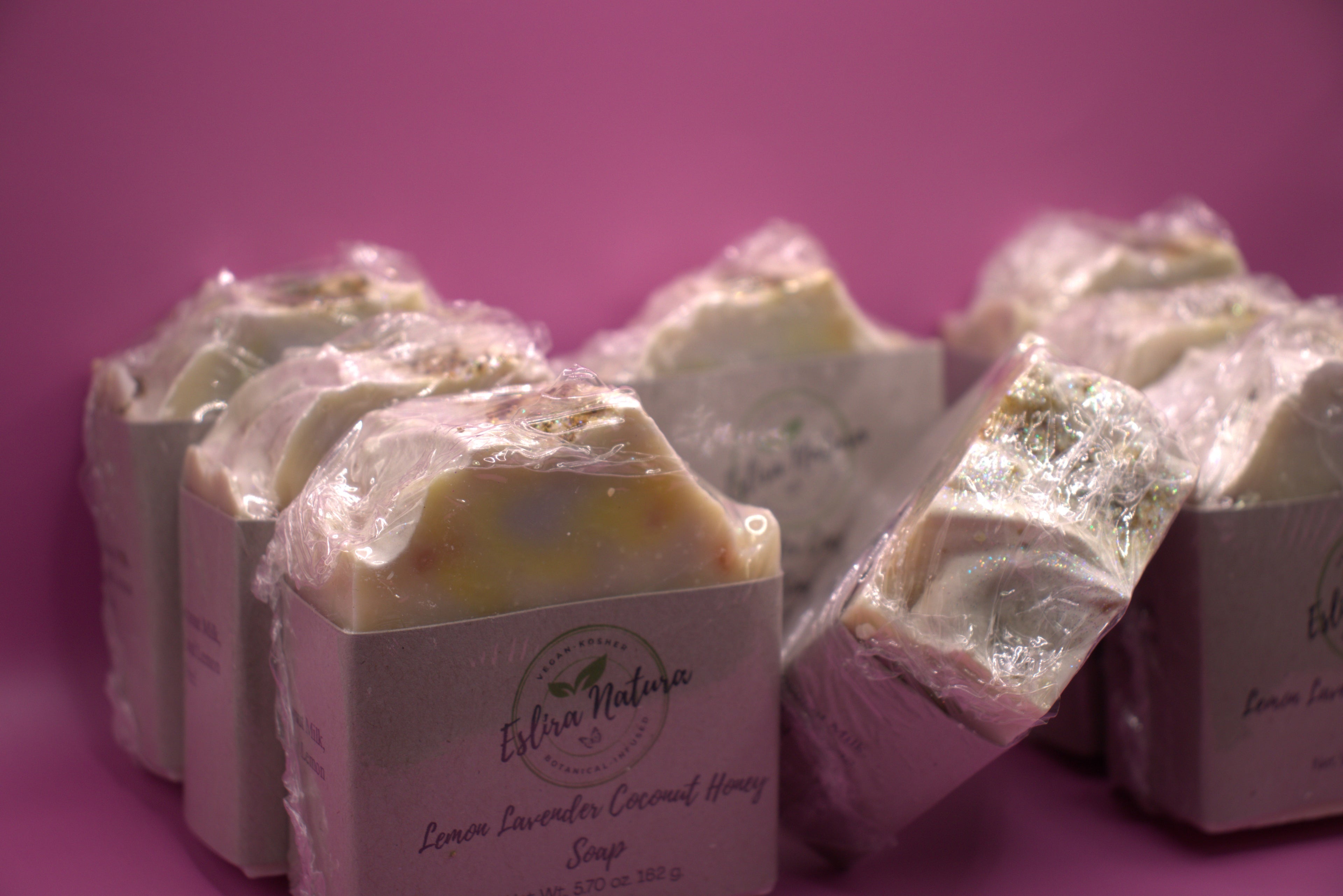 Eslira Natura Lemon Lavender Coconut Honey Soap 5.70 oz.