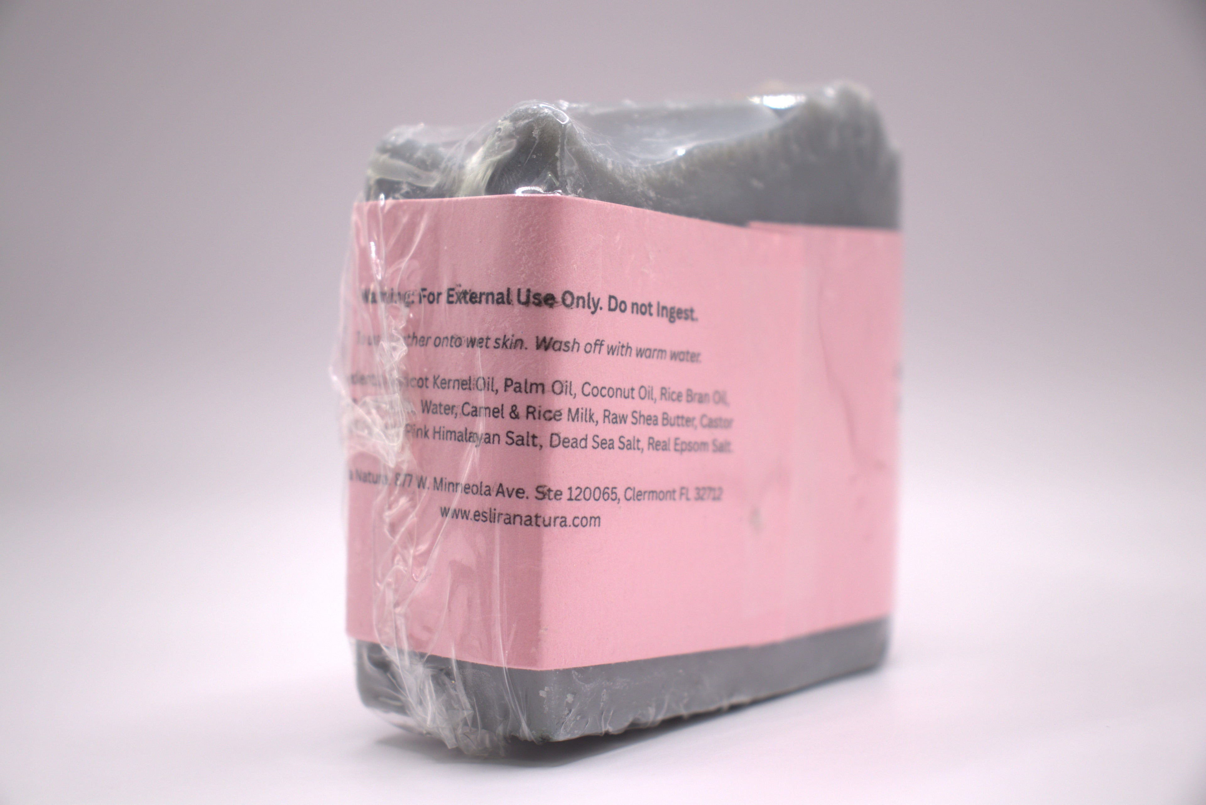 Eslira Natura Aloe Double Milk Salt Charcoal Detox Soap