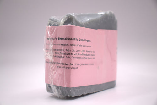 Eslira Natura Aloe Double Milk Salt Charcoal Detox Soap