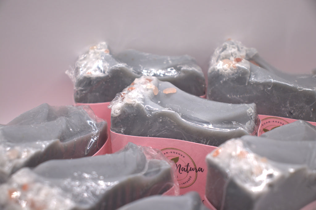 Eslira Natura Aloe Double Milk Salt Charcoal Detox Soap