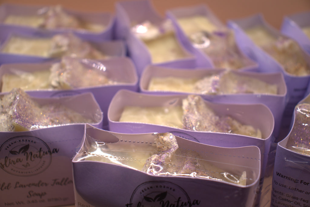 Wild Lavender Tallow Soap Net Wt. 3.45 oz. 97.80 gr.