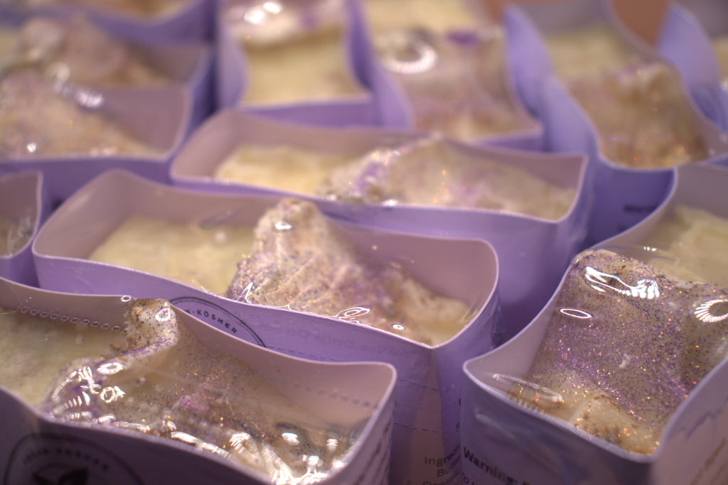 Wild Lavender Tallow Soap Net Wt. 3.45 oz. 97.80 gr.