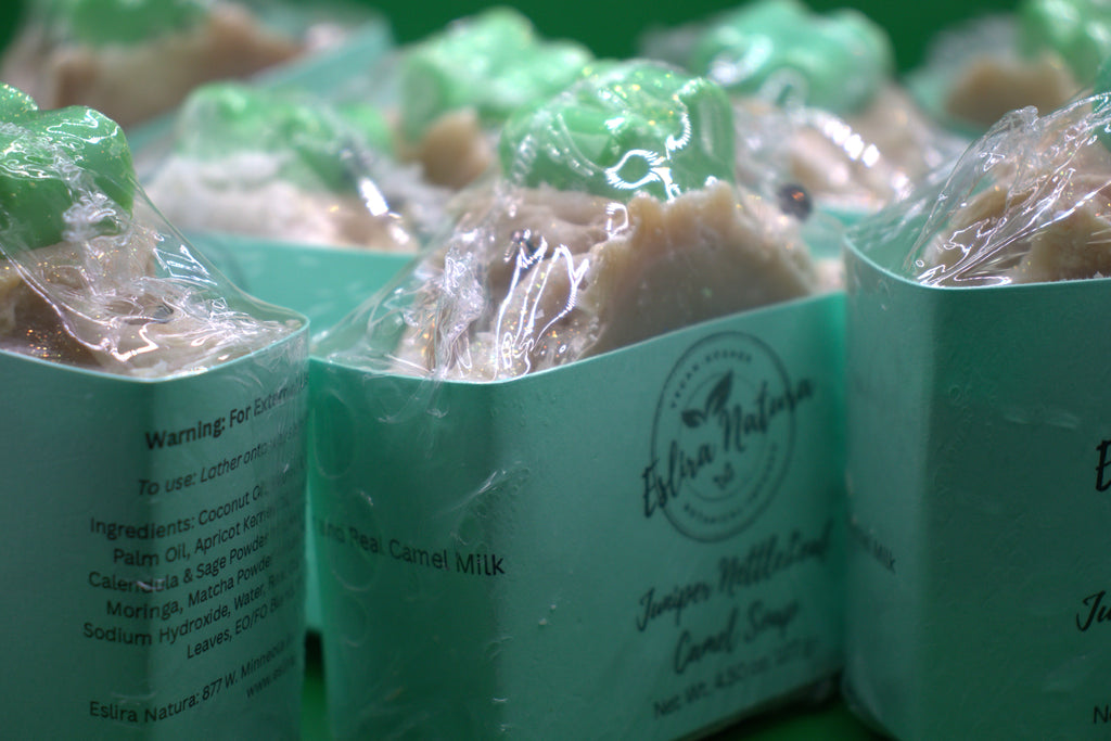 Juniper Nettle Leaf Camel Soap 4.50 oz./127.gr.