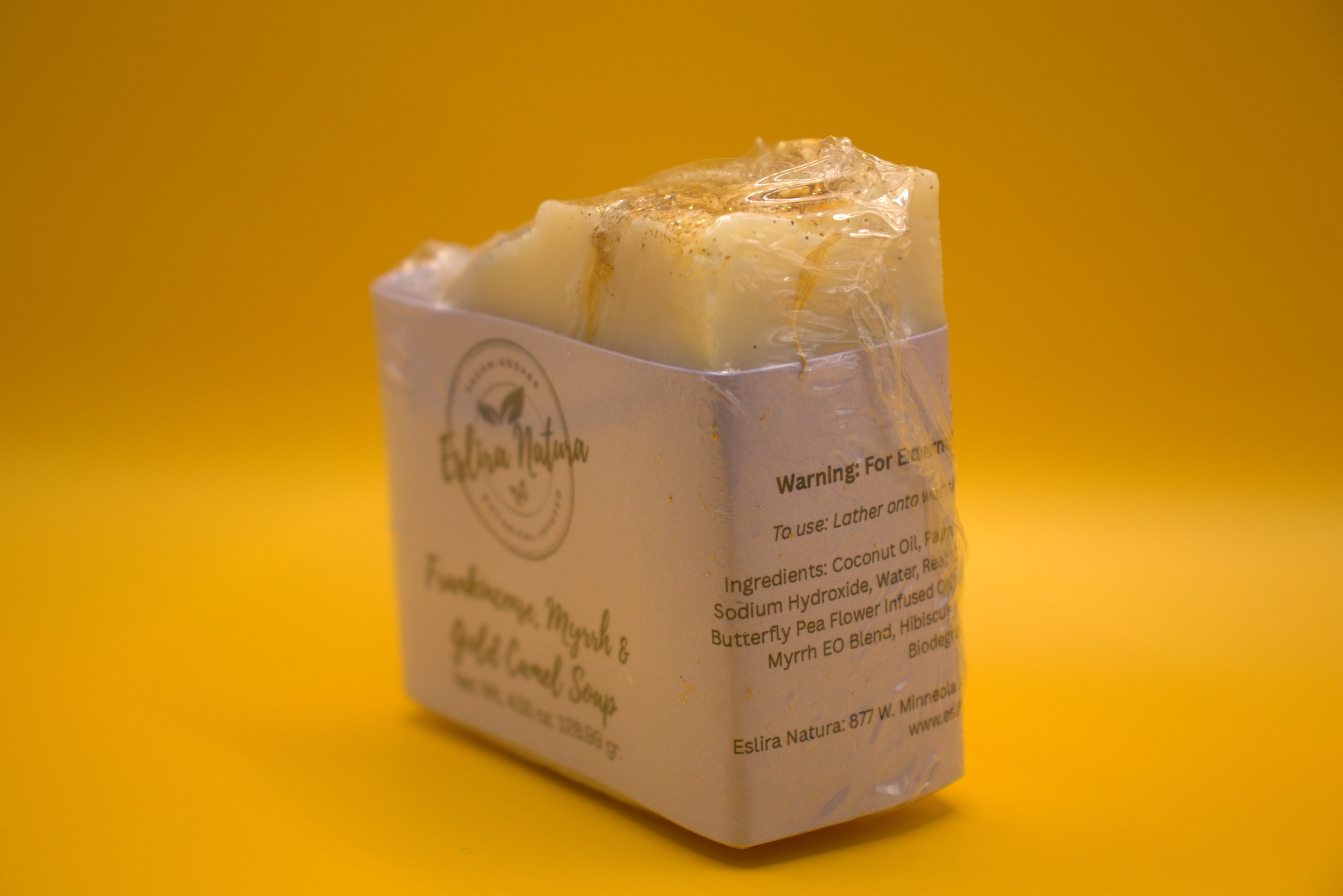 Frankincense, Myrrh & Gold Camel Soap Net Wt. 4.55 oz. 128.99 gr.