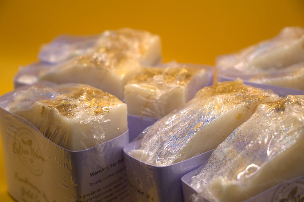 Frankincense, Myrrh & Gold Camel Soap Net Wt. 4.55 oz. 128.99 gr.