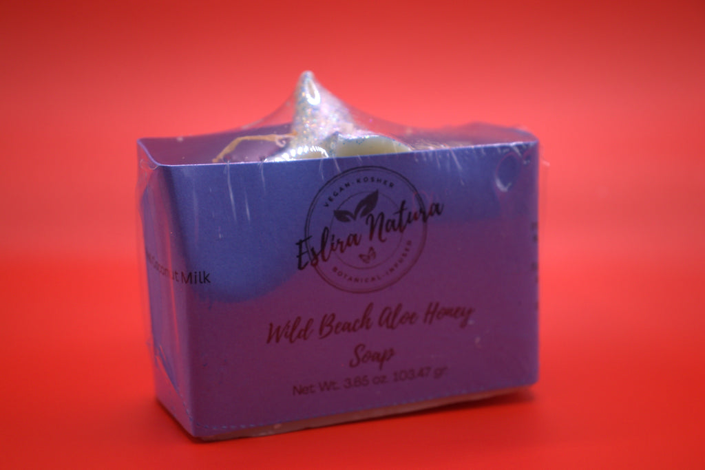 Wild Beach Aloe Honey Soap Net Wt. 3.65 oz. 103.47 gr.