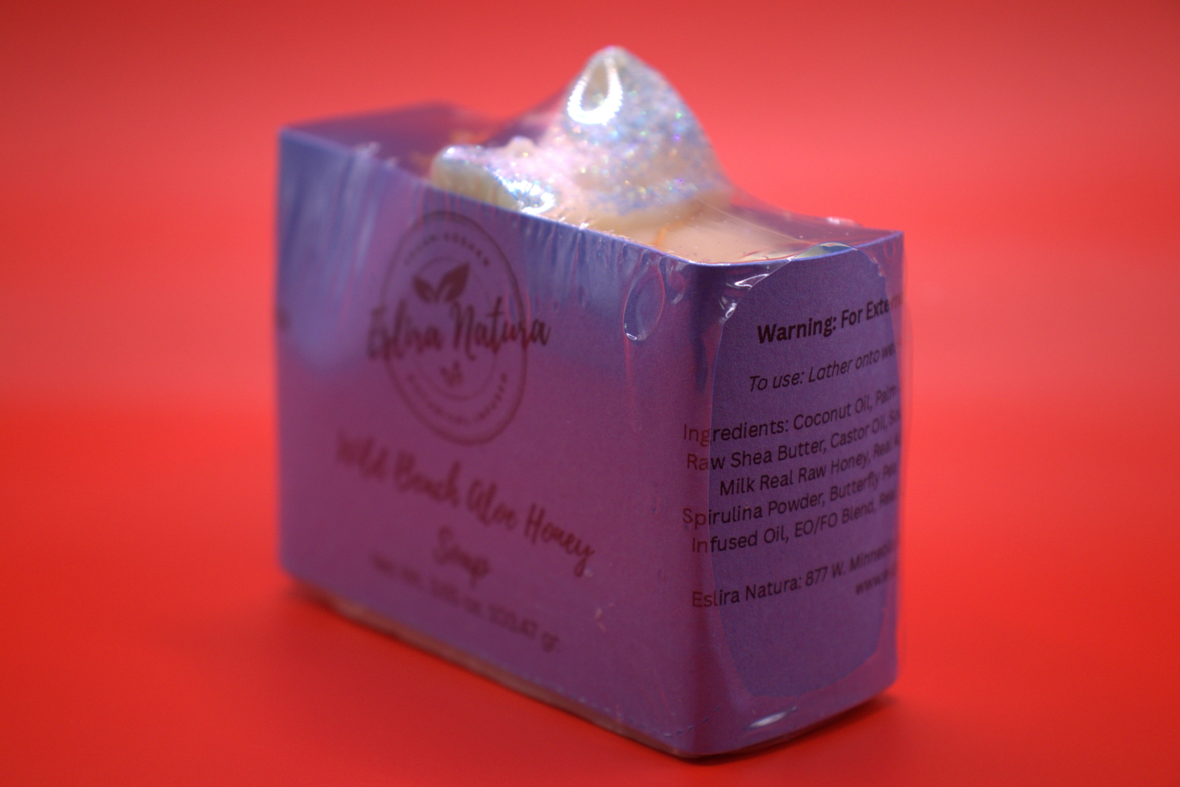 Wild Beach Aloe Honey Soap Net Wt. 3.65 oz. 103.47 gr.