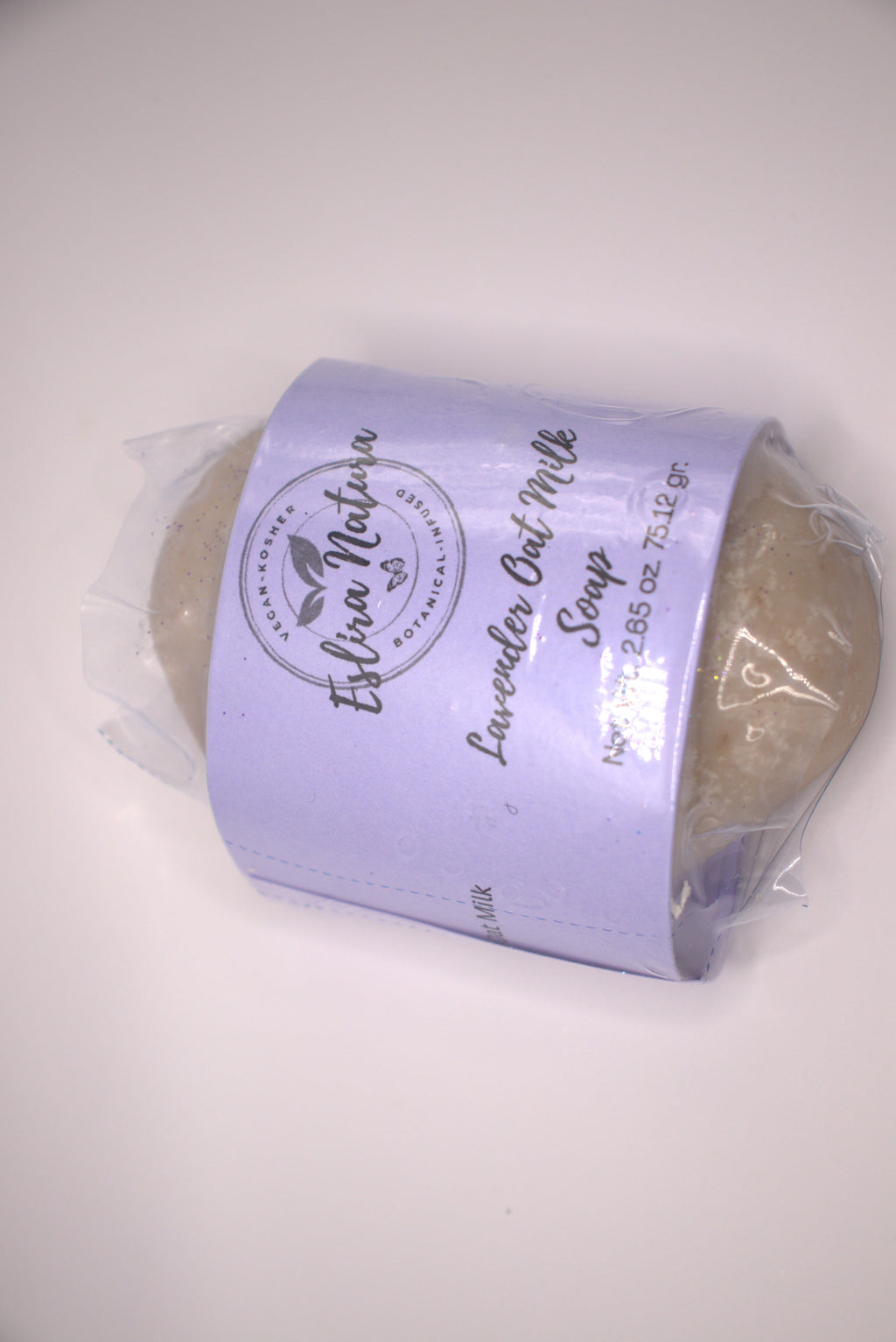 Lavender Oat Milk Soap Net Wt. 2.65 oz. 75.12 gr.