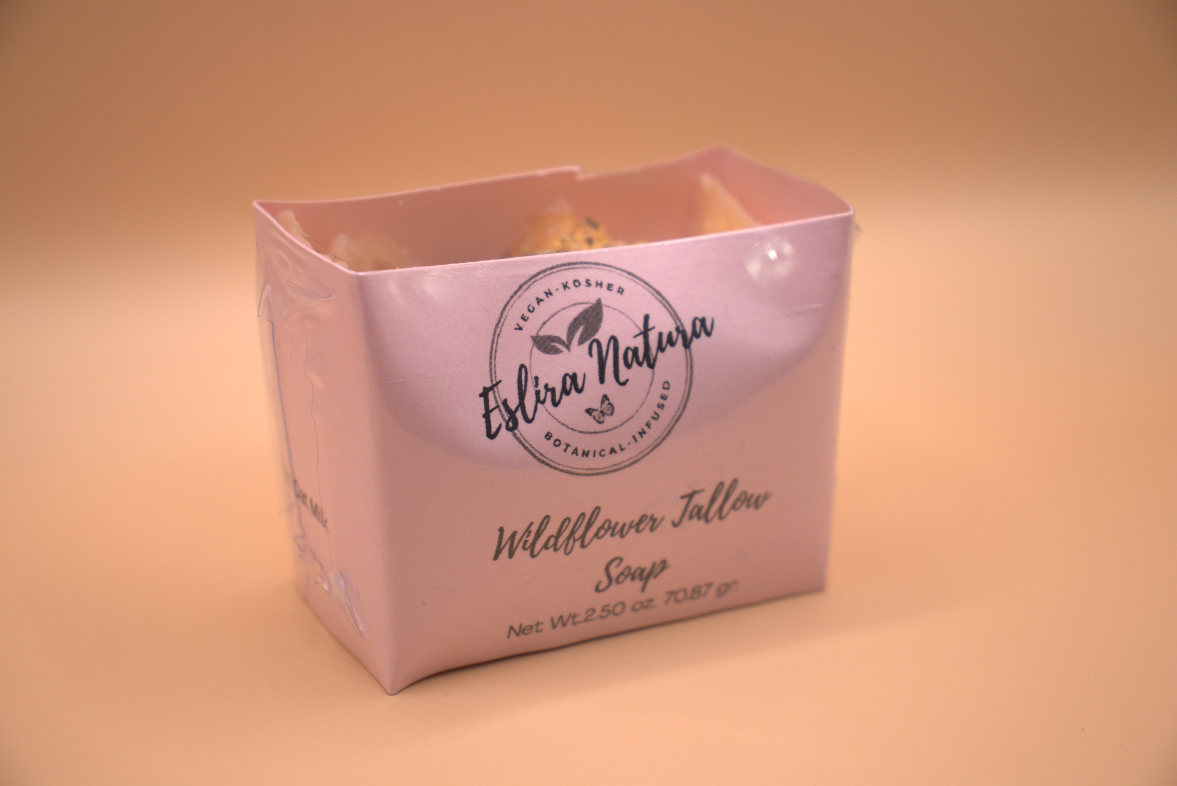 Wildflower Tallow Soap Net Wt.2.50 oz. 70.87 gr.