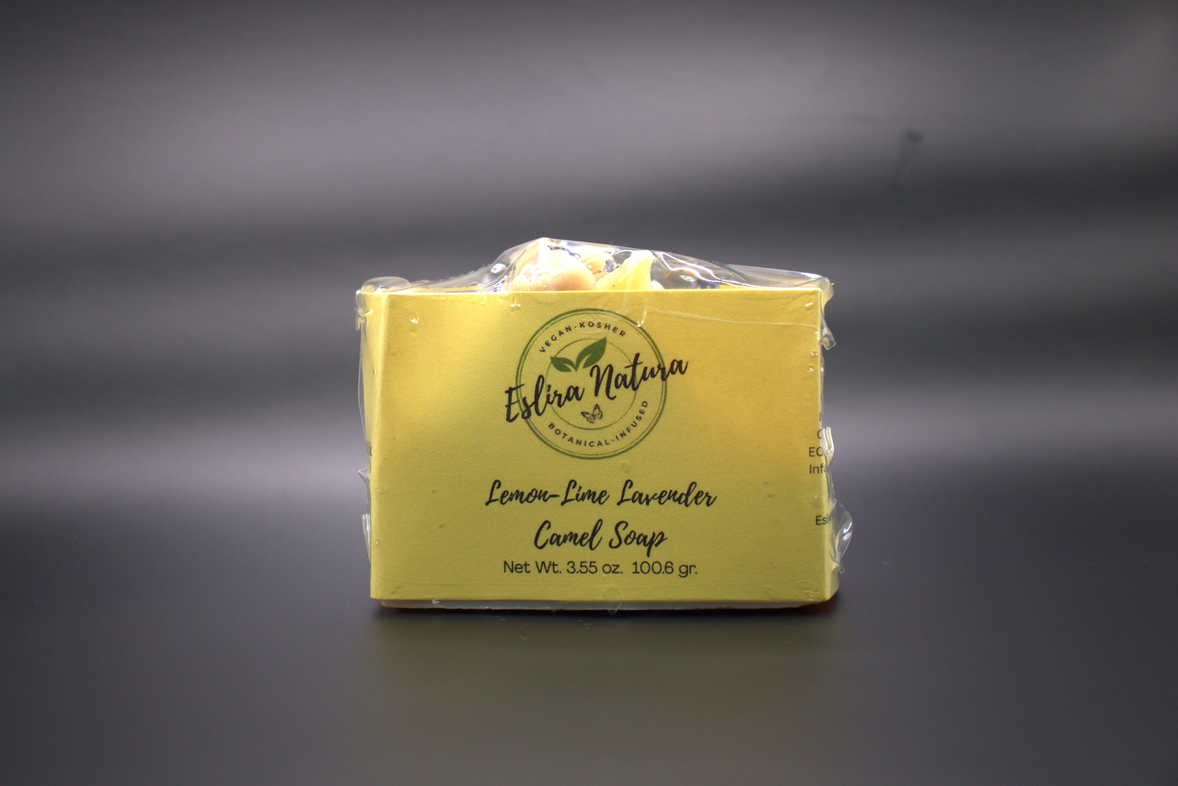 Eslira Natura Lemon-Lime Lavender Camel Soap