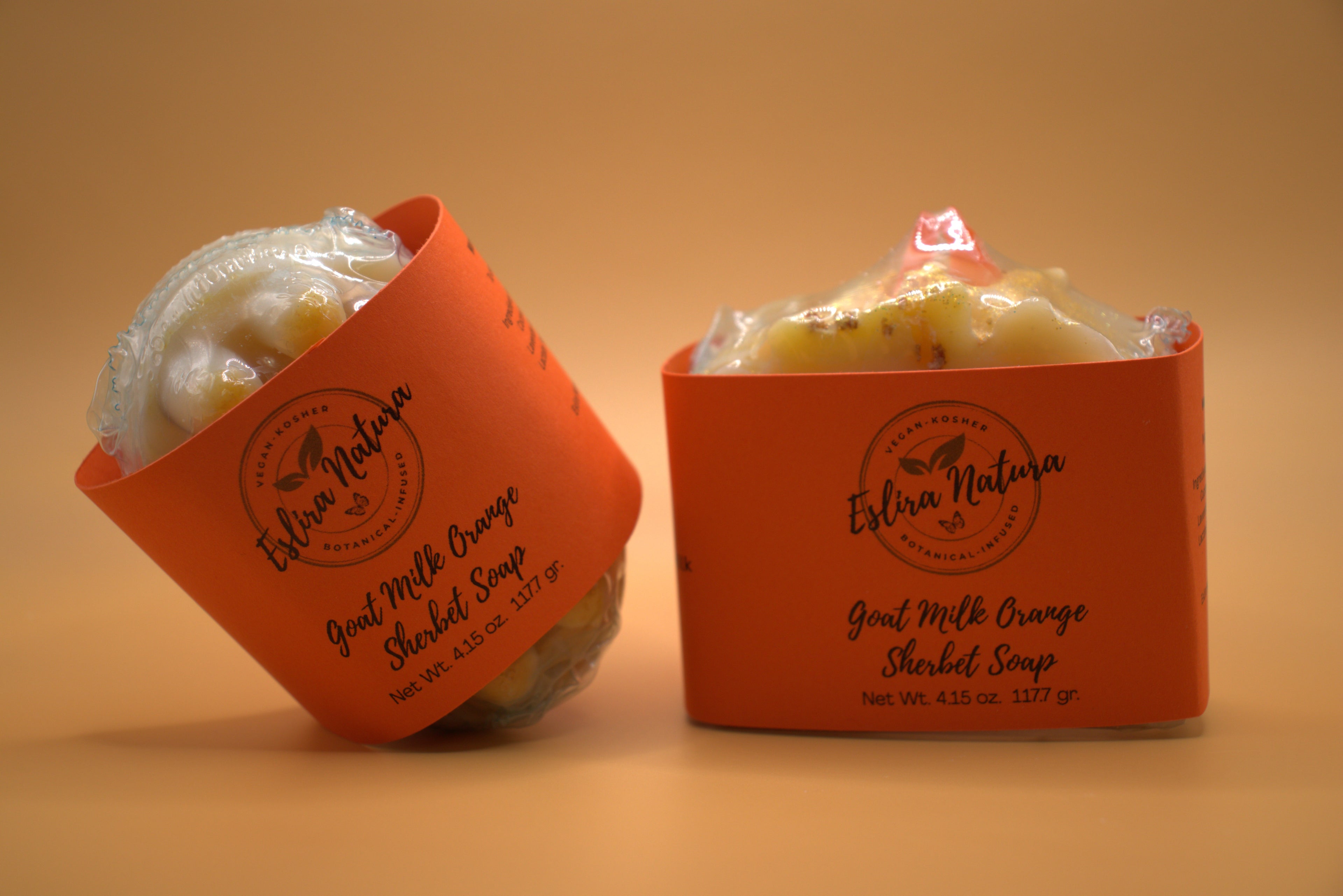 Eslira Natura Goat Milk Orange Sherbet Soap
