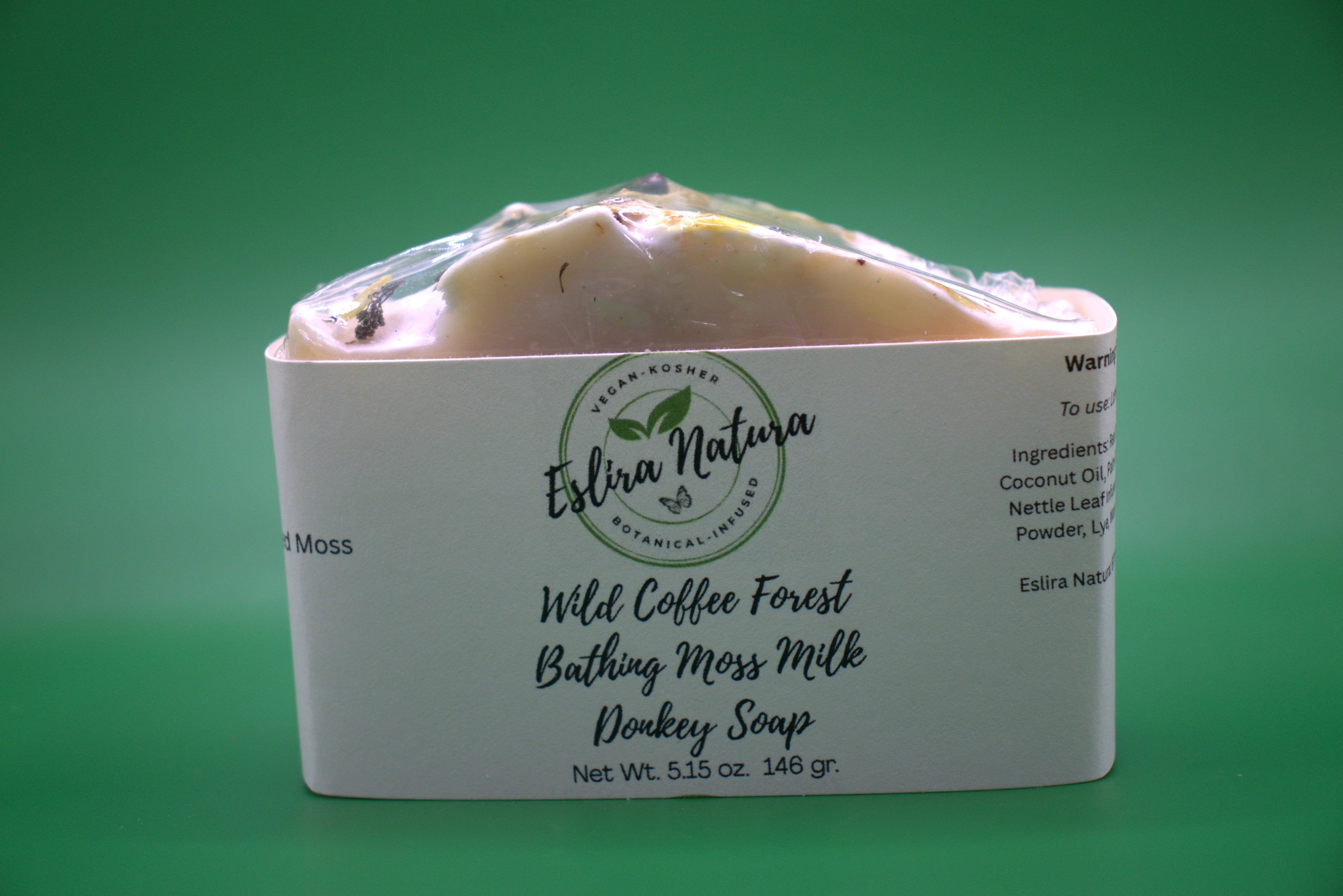 Eslira Natura Wild Coffee Forest Bathing Moss Milk Donkey Soap