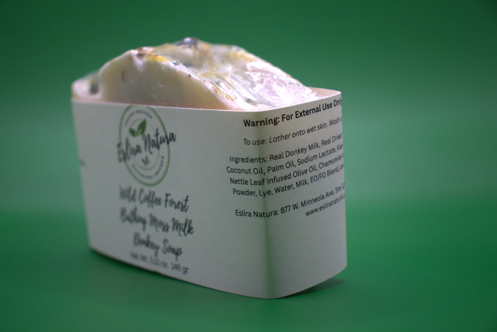 Eslira Natura Wild Coffee Forest Bathing Moss Milk Donkey Soap