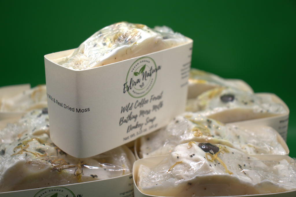 Eslira Natura Wild Coffee Forest Bathing Moss Milk Donkey Soap