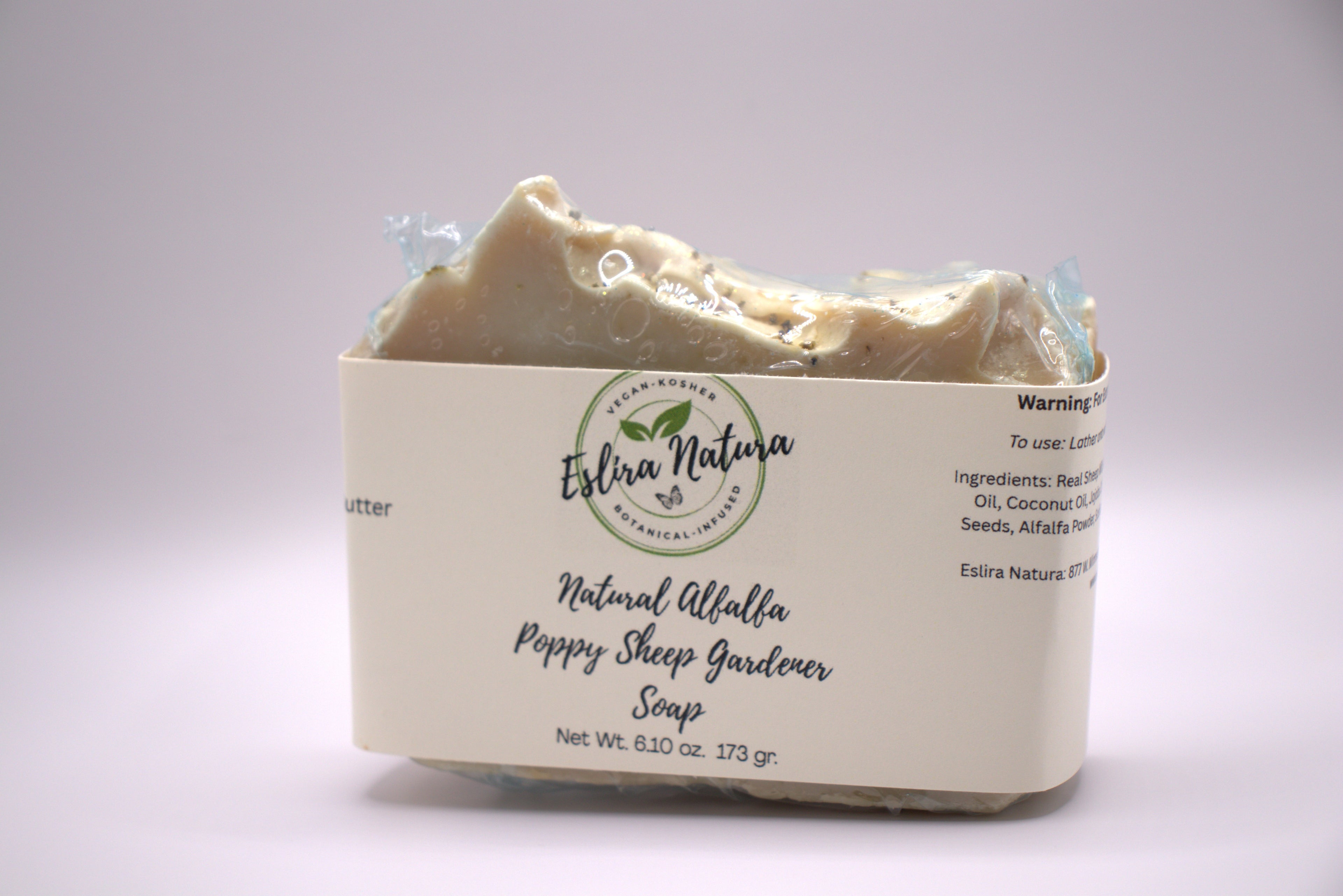 Eslira Natura Natural Alfalfa Poppy Sheep Gardener Soap