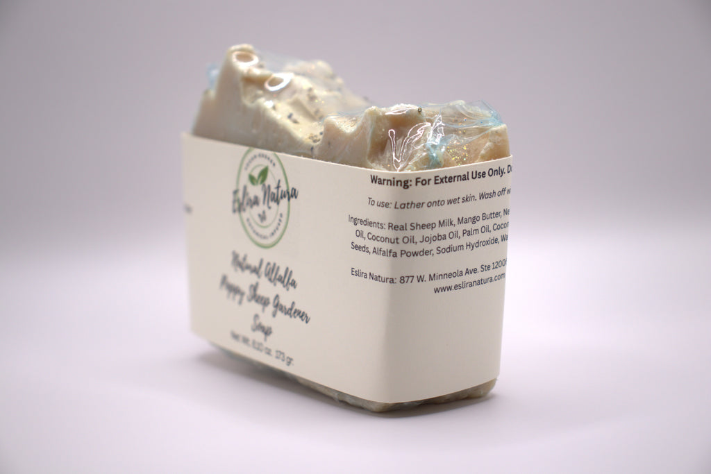 Eslira Natura Natural Alfalfa Poppy Sheep Gardener Soap