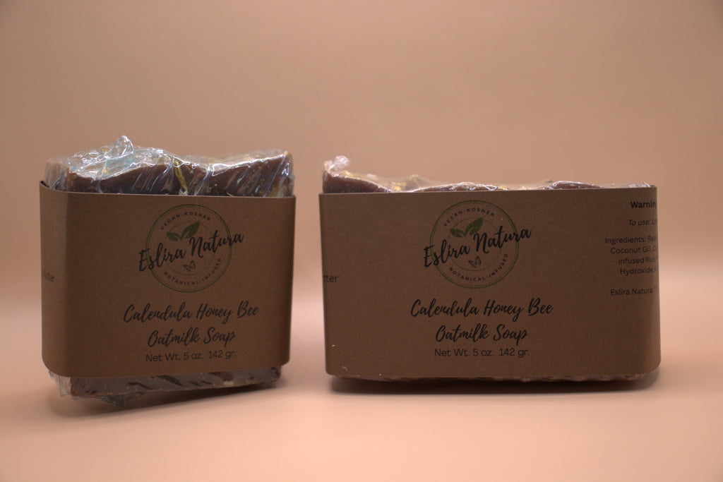 Eslira Natura Calendula Honey Bee Oatmilk Soap