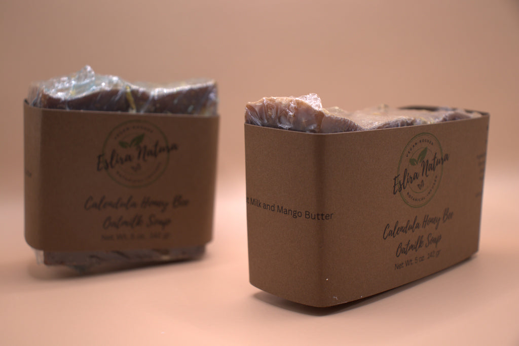 Eslira Natura Calendula Honey Bee Oatmilk Soap