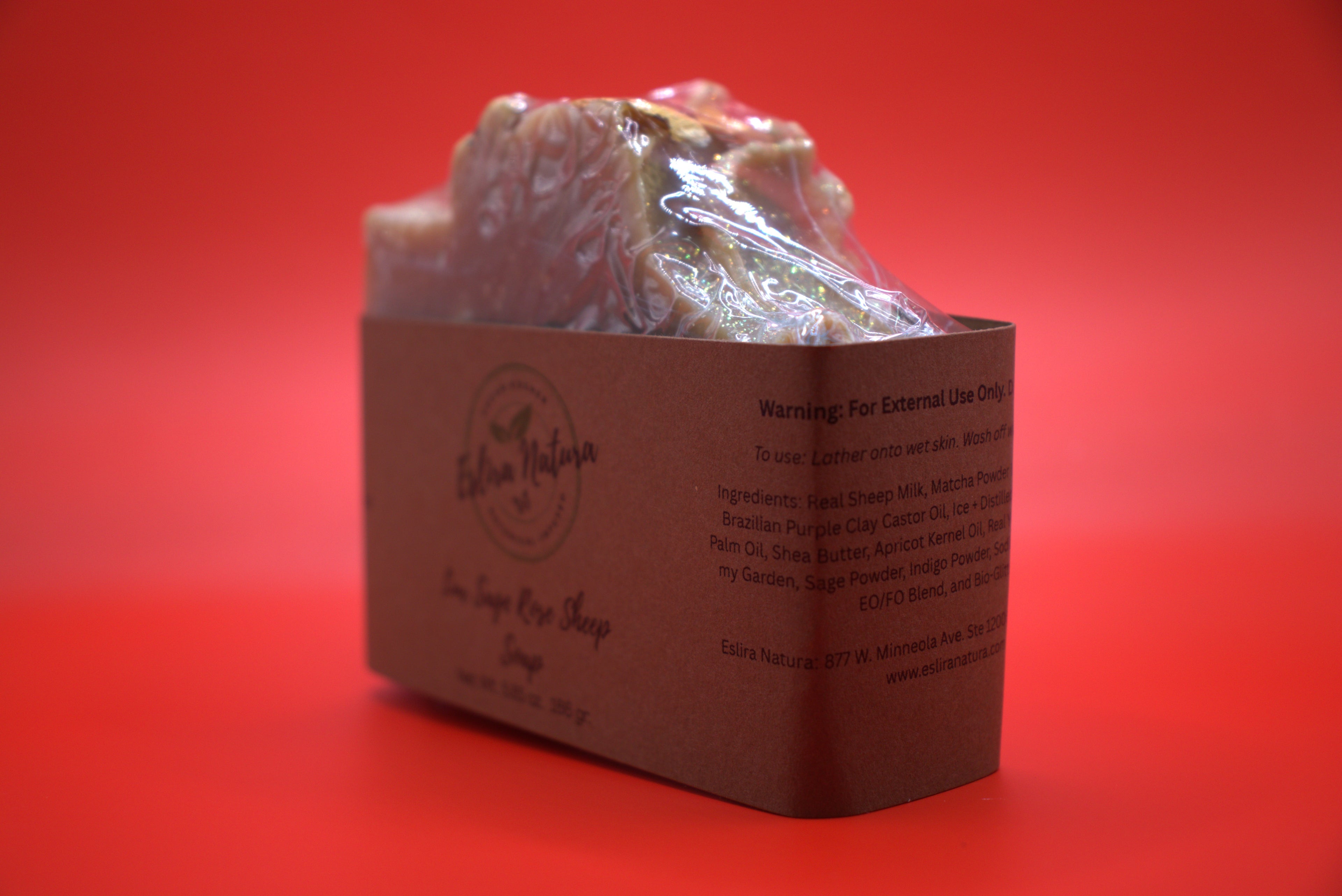 Eslira Natura Lux Sage Rose Sheep Soap
