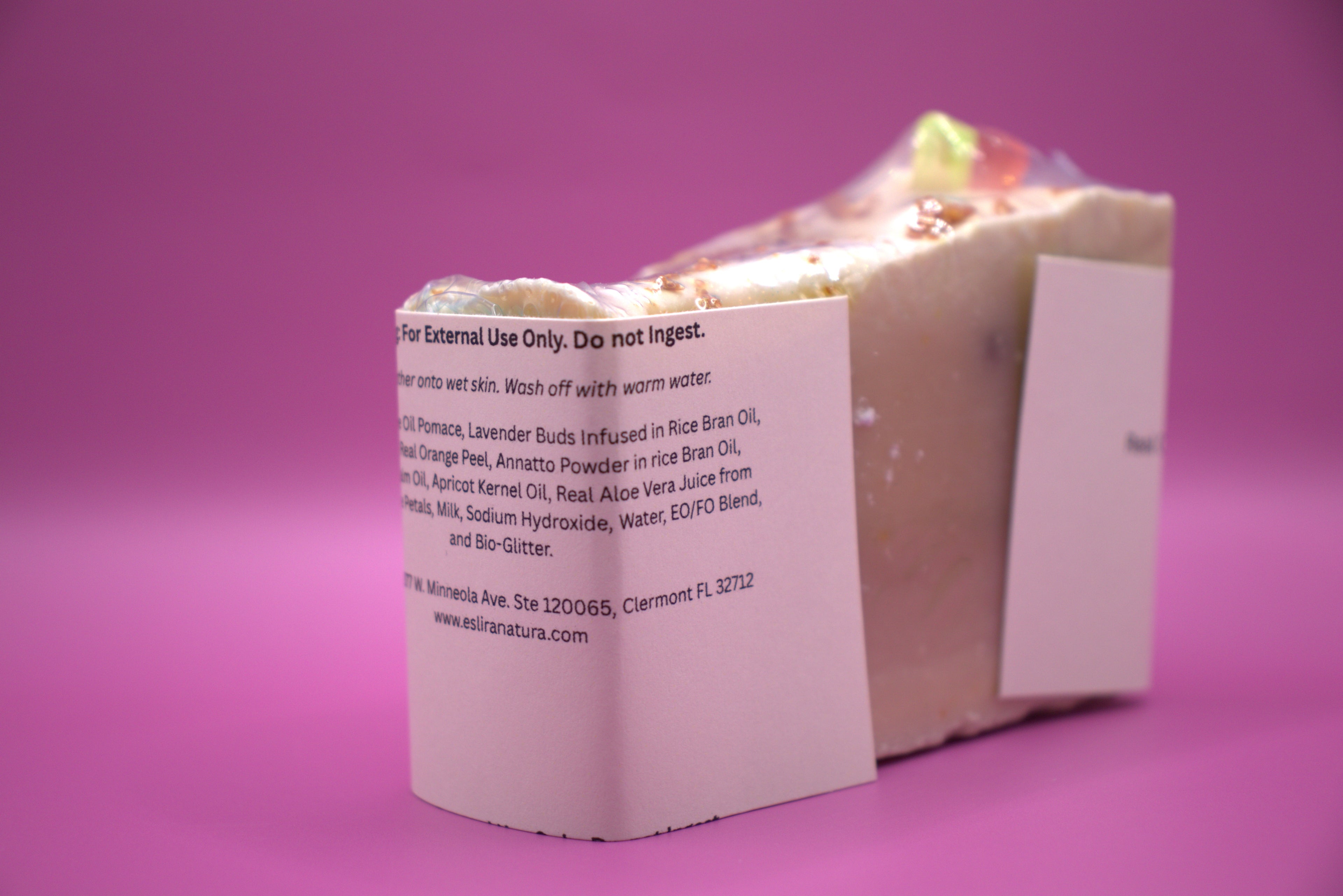 Eslira Natura Lux Aloe Orange Oatmilk Mousse Lemon-Lime Lavender Soap