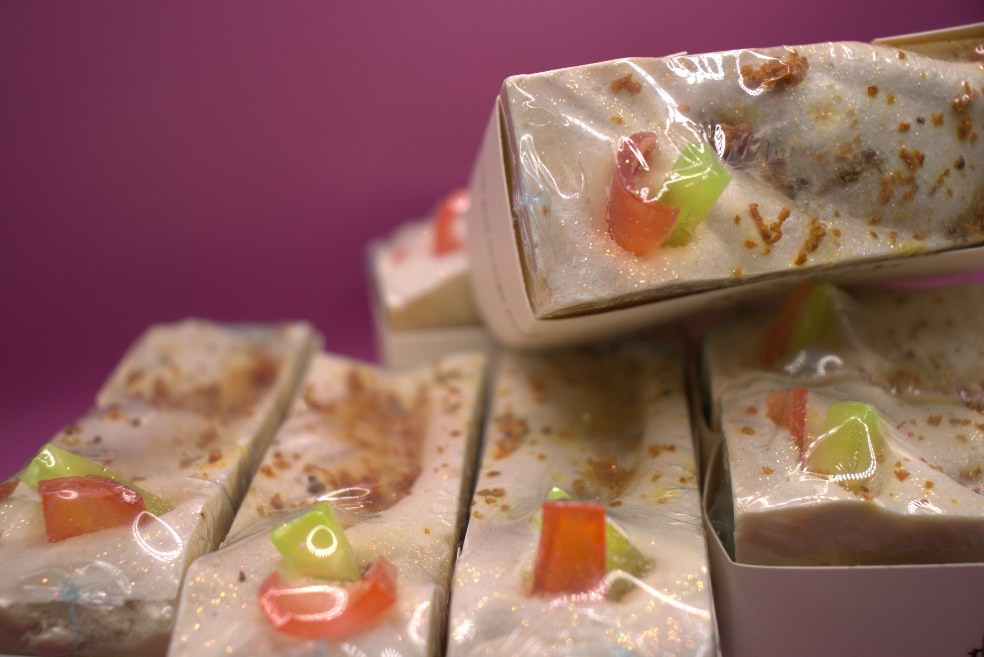 Eslira Natura Lux Aloe Orange Oatmilk Mousse Lemon-Lime Lavender Soap