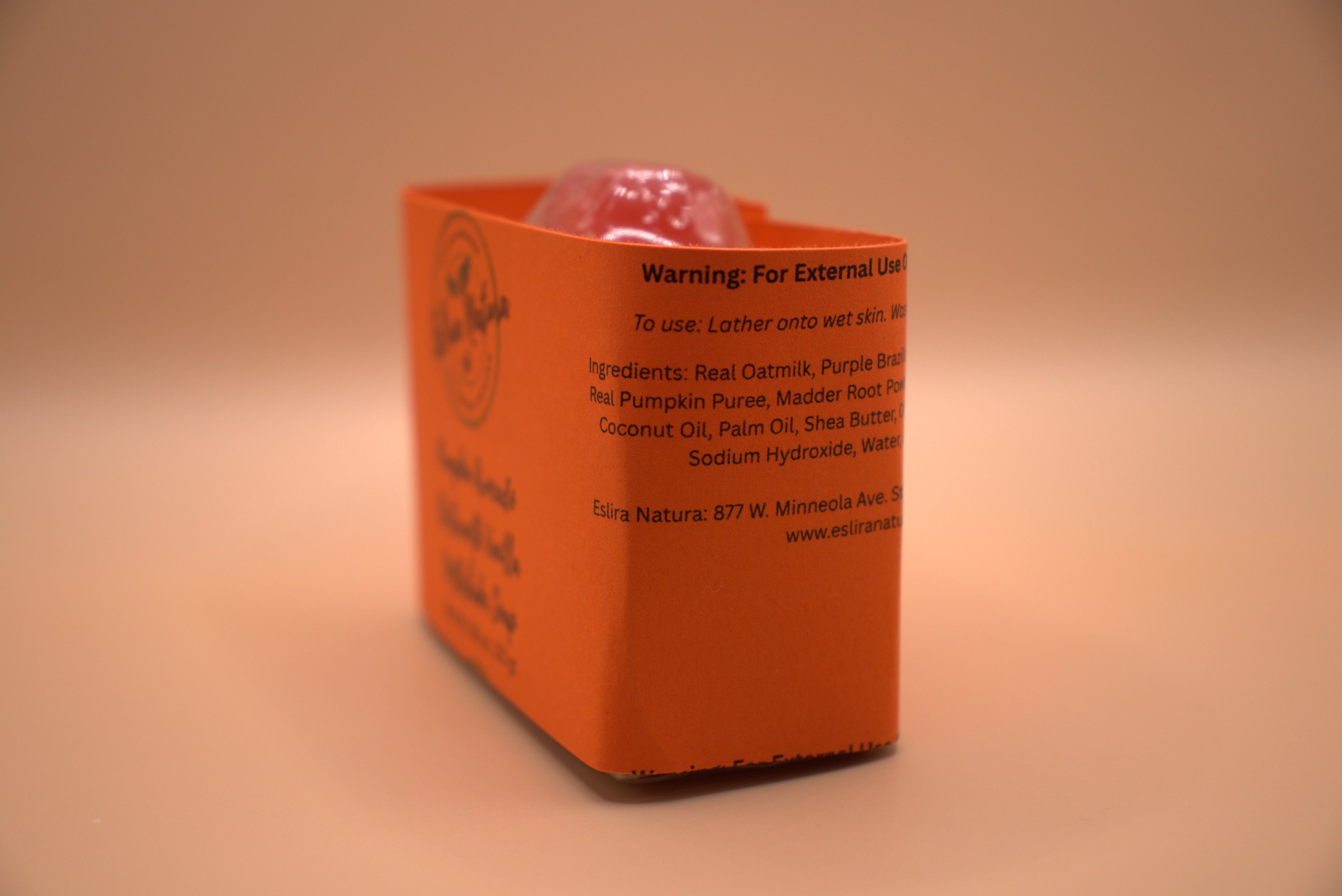 Eslira Natura Pumpkin Avocado Buttermilk Vanilla Milkshake Soap