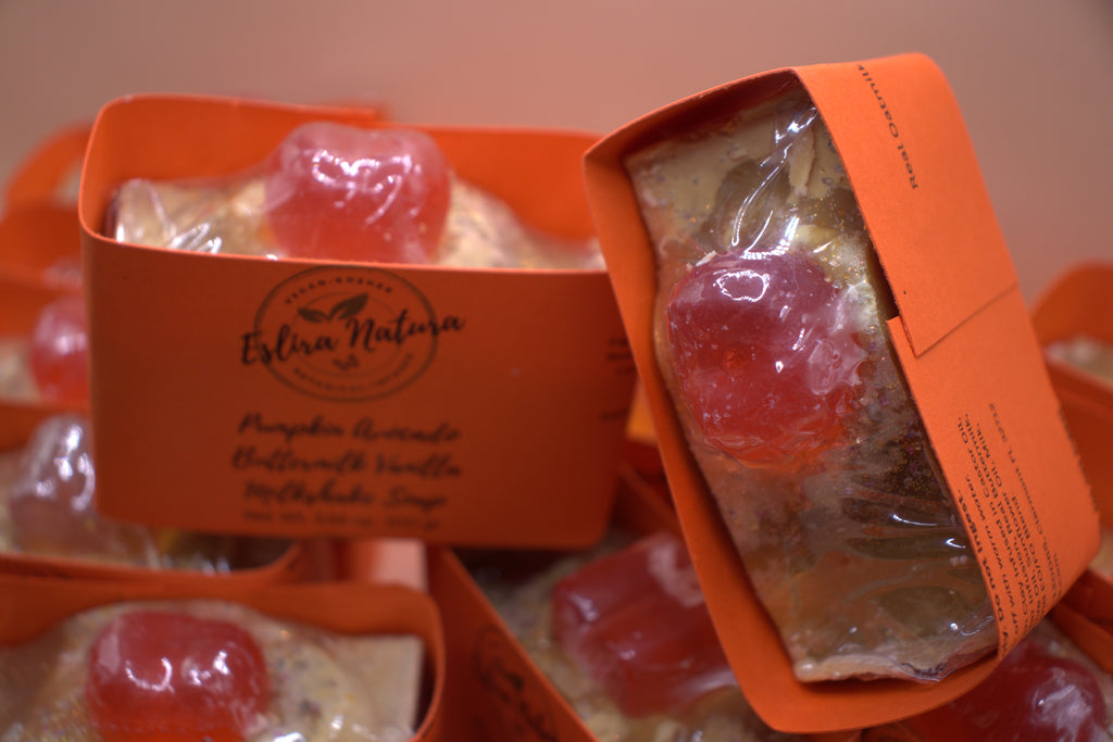 Eslira Natura Pumpkin Avocado Buttermilk Vanilla Milkshake Soap