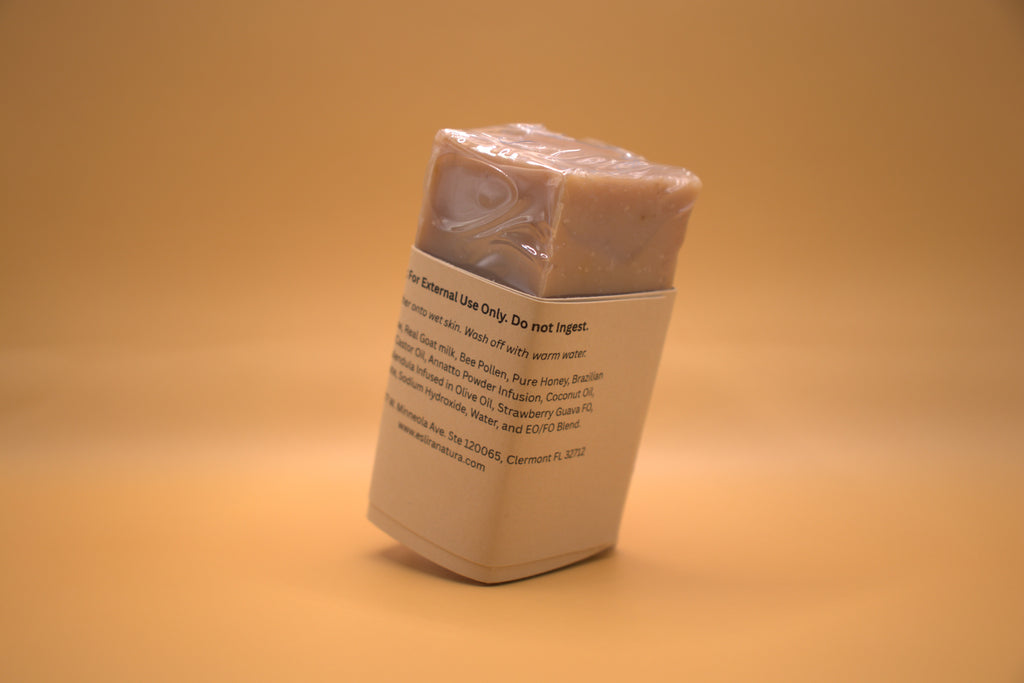 Eslira Natura Goat Milk + Honey Bee Pollen Soap